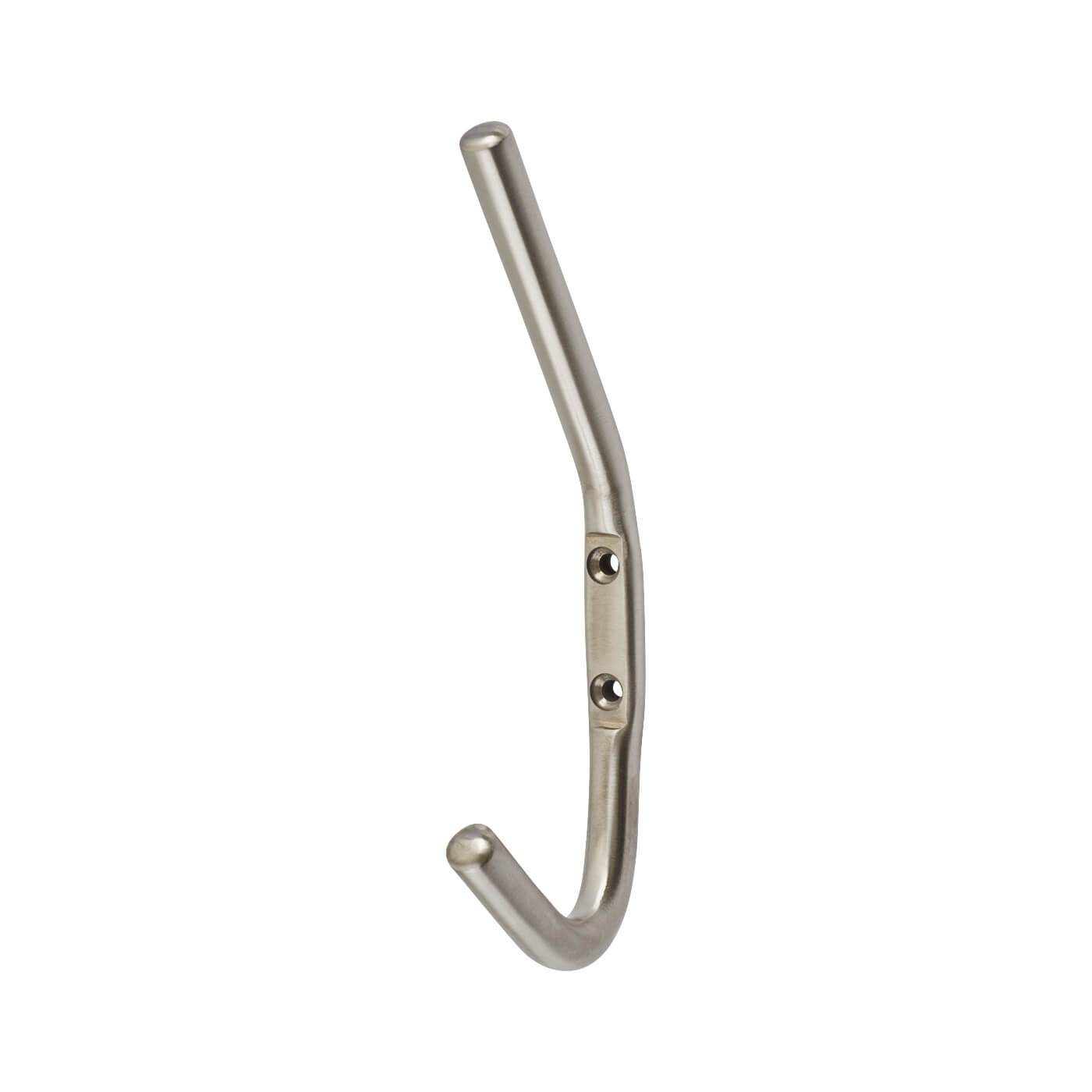 Single Bar Hat & Coat Hook - 150 x 10mm - Satin Stainless Steel - view 2