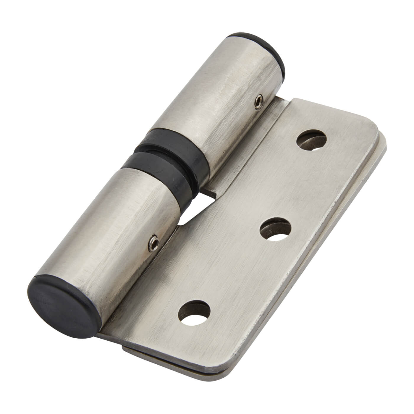 Toilet Cubicle Rise/Fall Hinges - 12-13mm Panels - Left Hand - 304 Stainless Steel - view 2