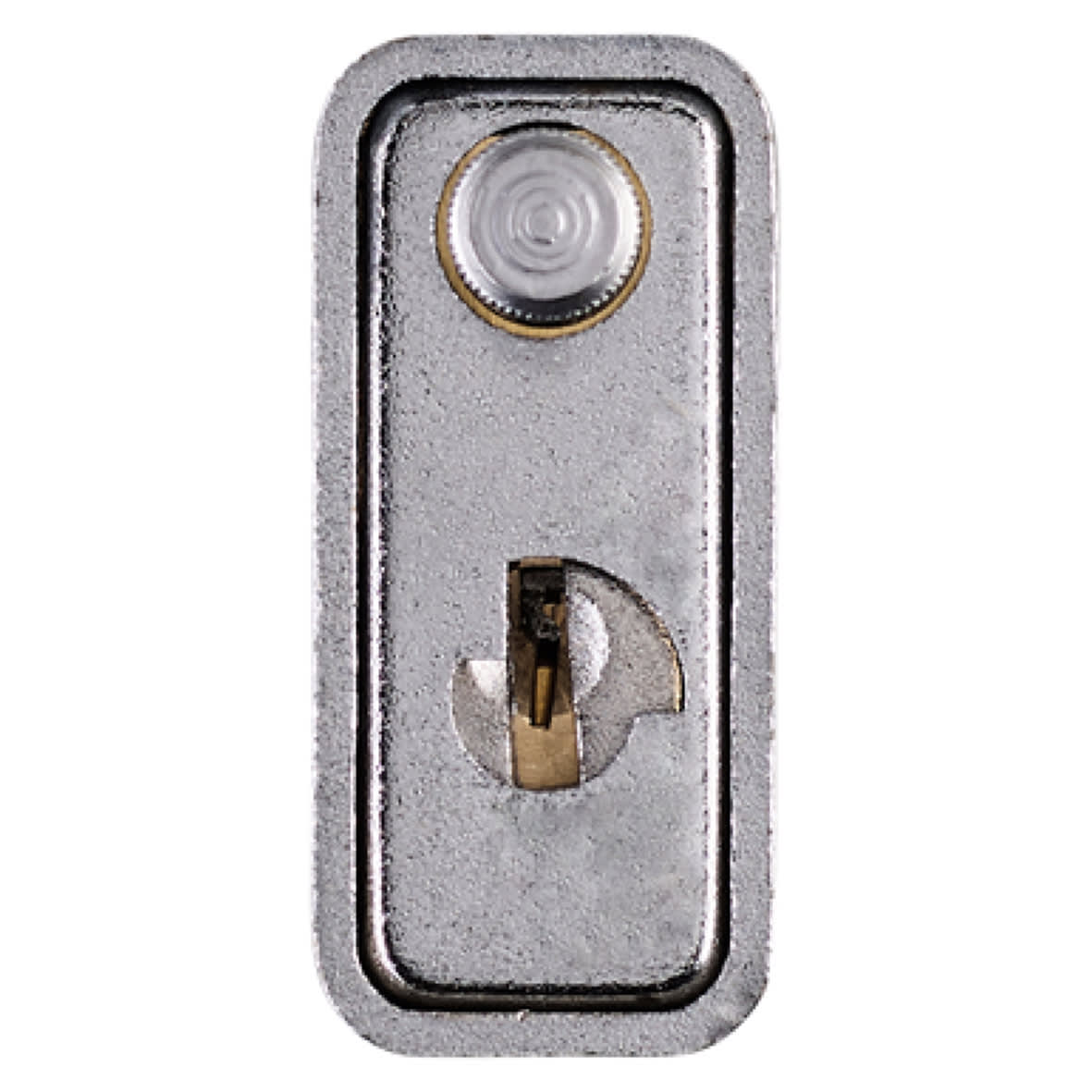 Armoured Steel Shutter Lock - 60mm Body - 22 x 12mm Shackle - Keyed to Differ - Chrome - view 3