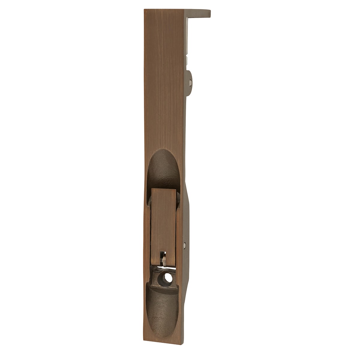 Lever Action Flush Bolt - 150 x 20mm - Fire Rated - Square - Antique Brass - view 2