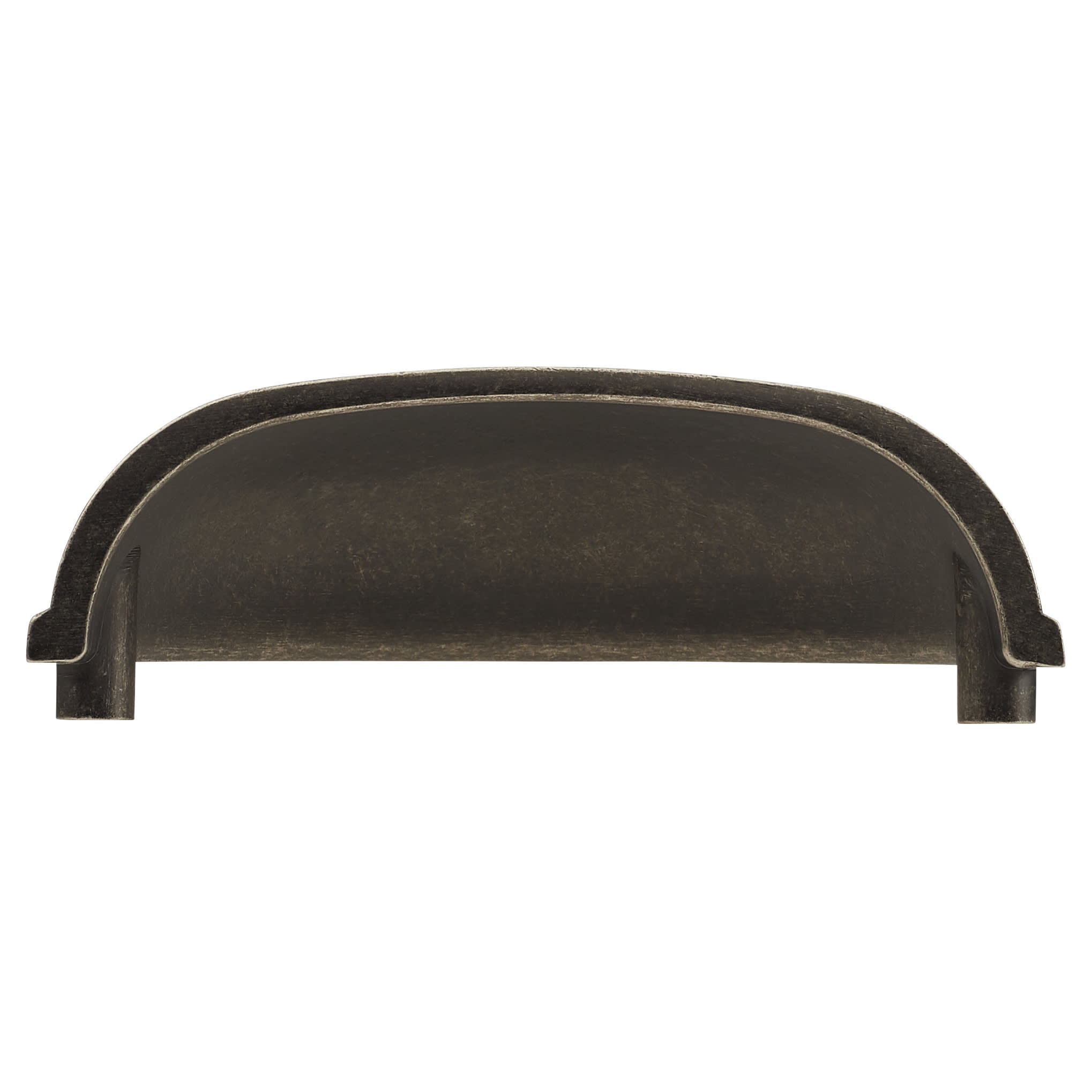 Walton Cabinet Cup Handle - 76mm Centres - Antique Pewter - view 4