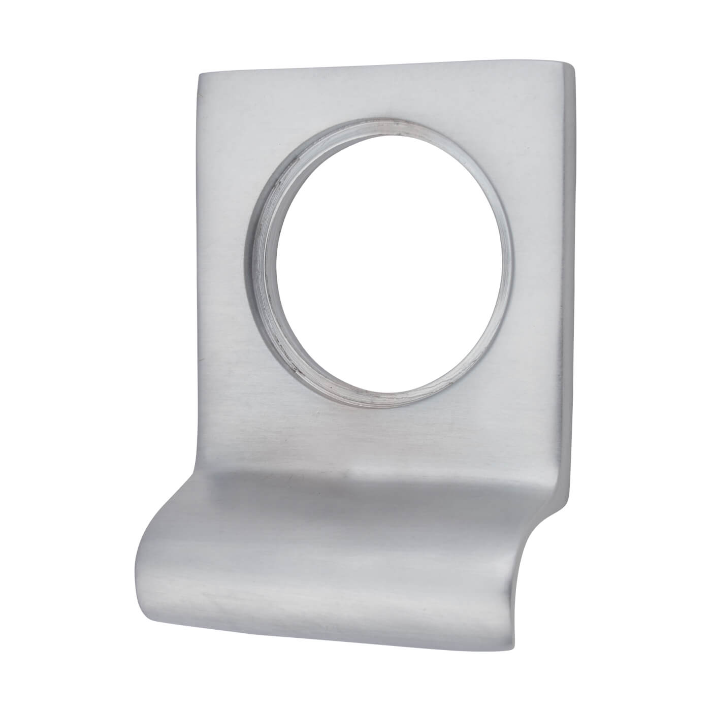 Satin Chrome Rim Cylinder Pull - 65 x 47mm - view 2