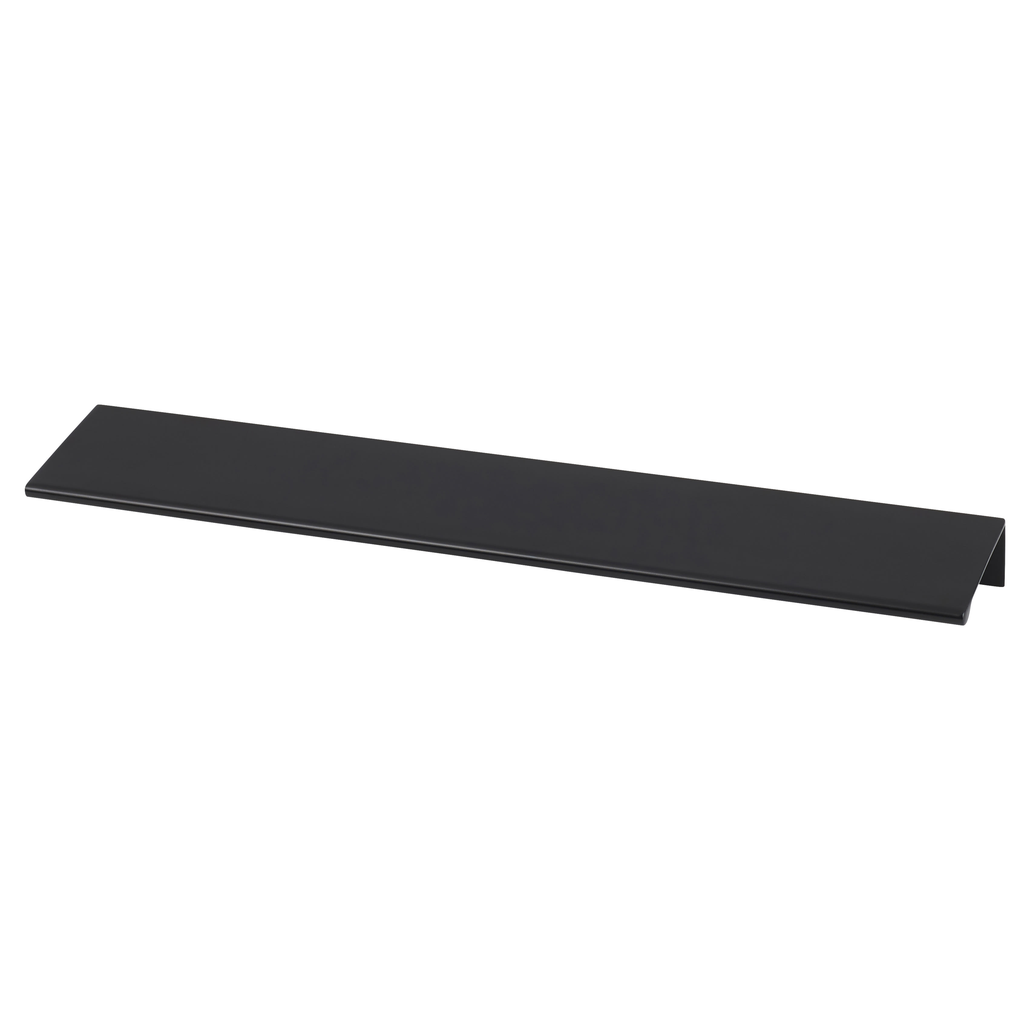 Serva Lipped Edge Cabinet Pull Handle - 160mm Centres - Black - view 2