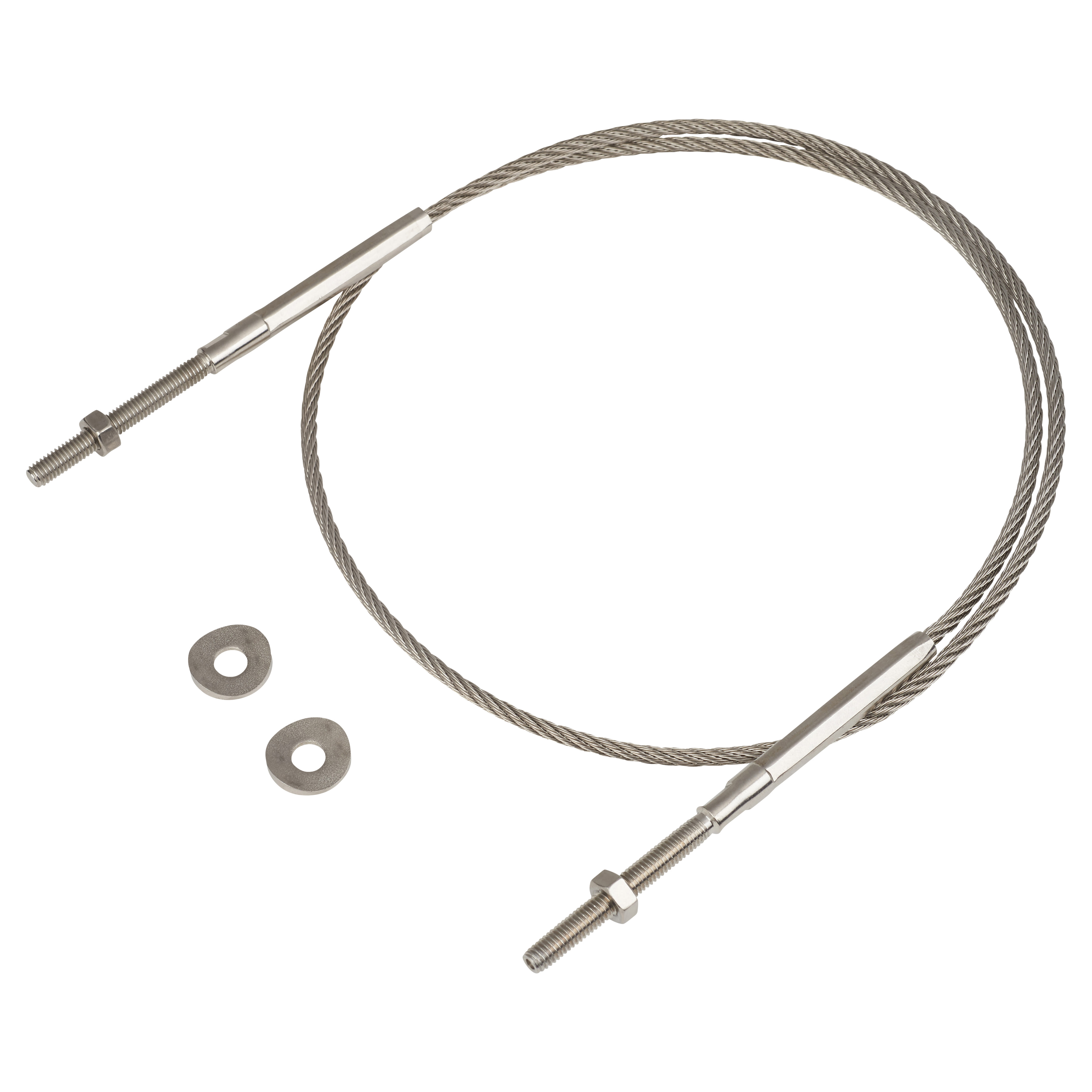 Vertical Wire Swaged Rope Kit - Self Assembly - 1000mm Length - 316 Stainless Steel - view 2
