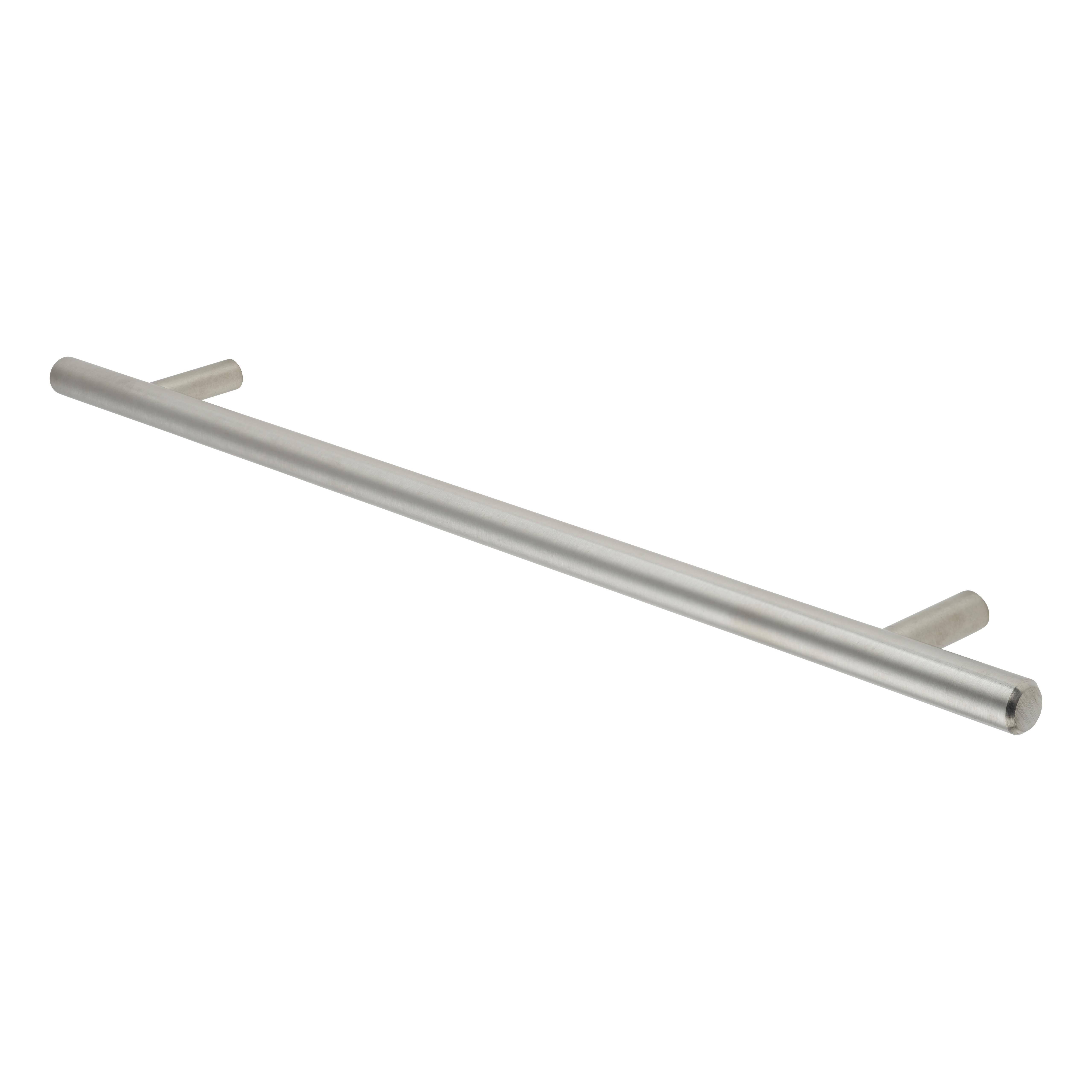 10mm T-Bar Cabinet Pull Handle - 224mm Centres - Satin Stainless Steel - view 4