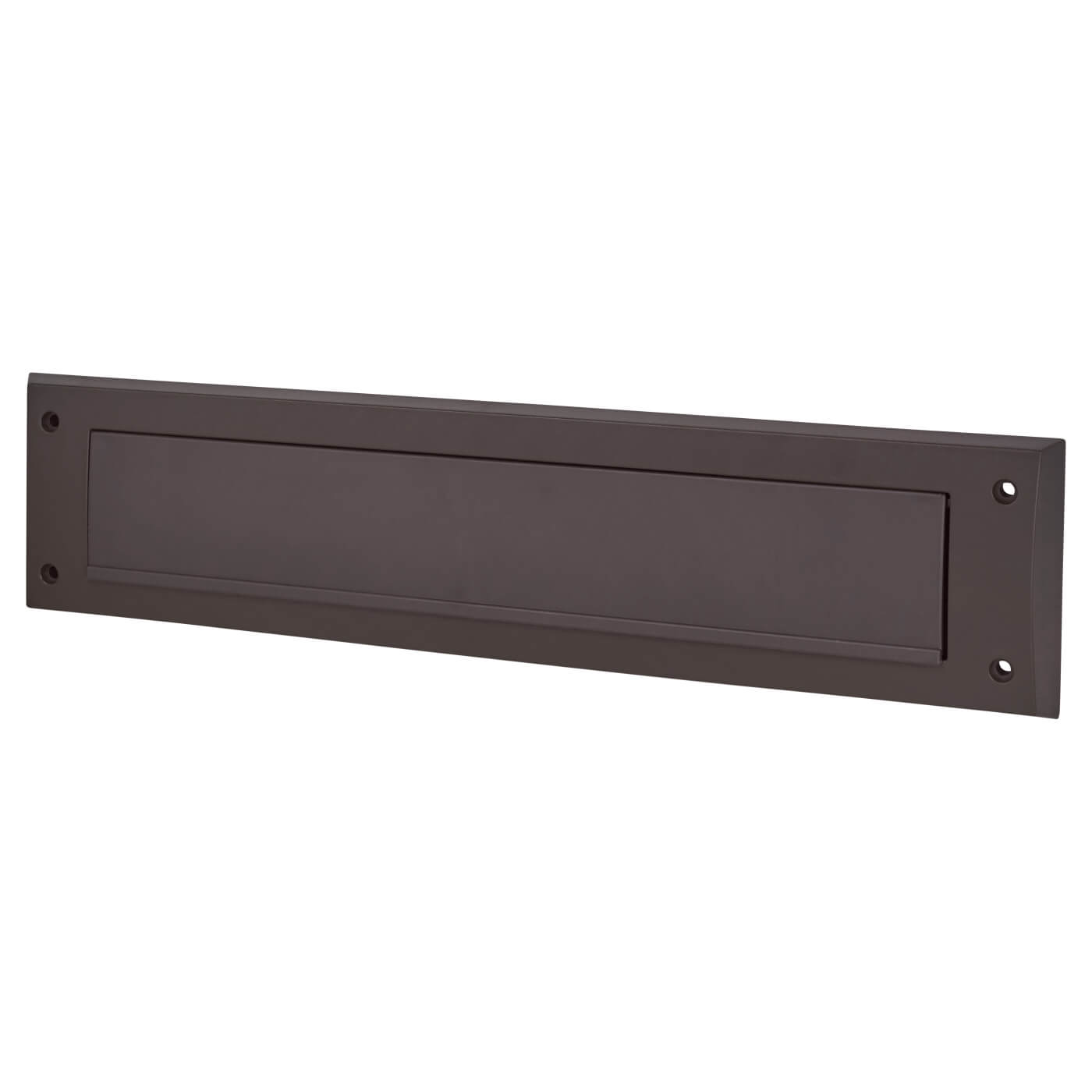 Brush Seal Interior Letter Tidy With Flap - 343 x 80mm - Brown - view 3