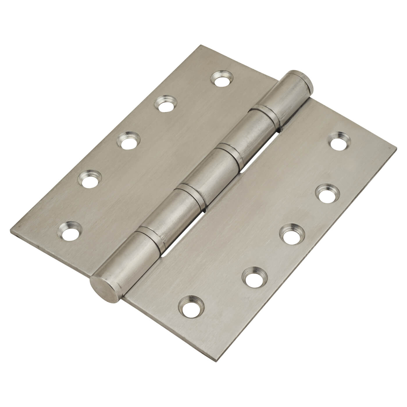 Washered Butt Door Hinge - 127 x 102 x 3mm - Satin Stainless Steel - Pair - view 2