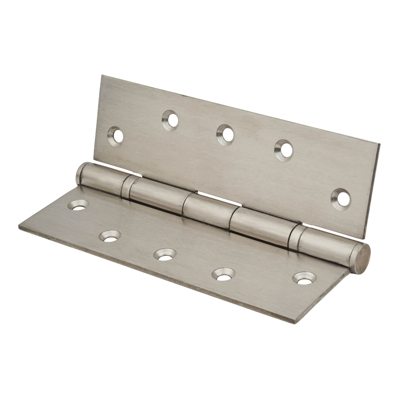 Washered Butt Door Hinge - 127 x 102 x 3mm - Satin Stainless Steel - Pair - view 3