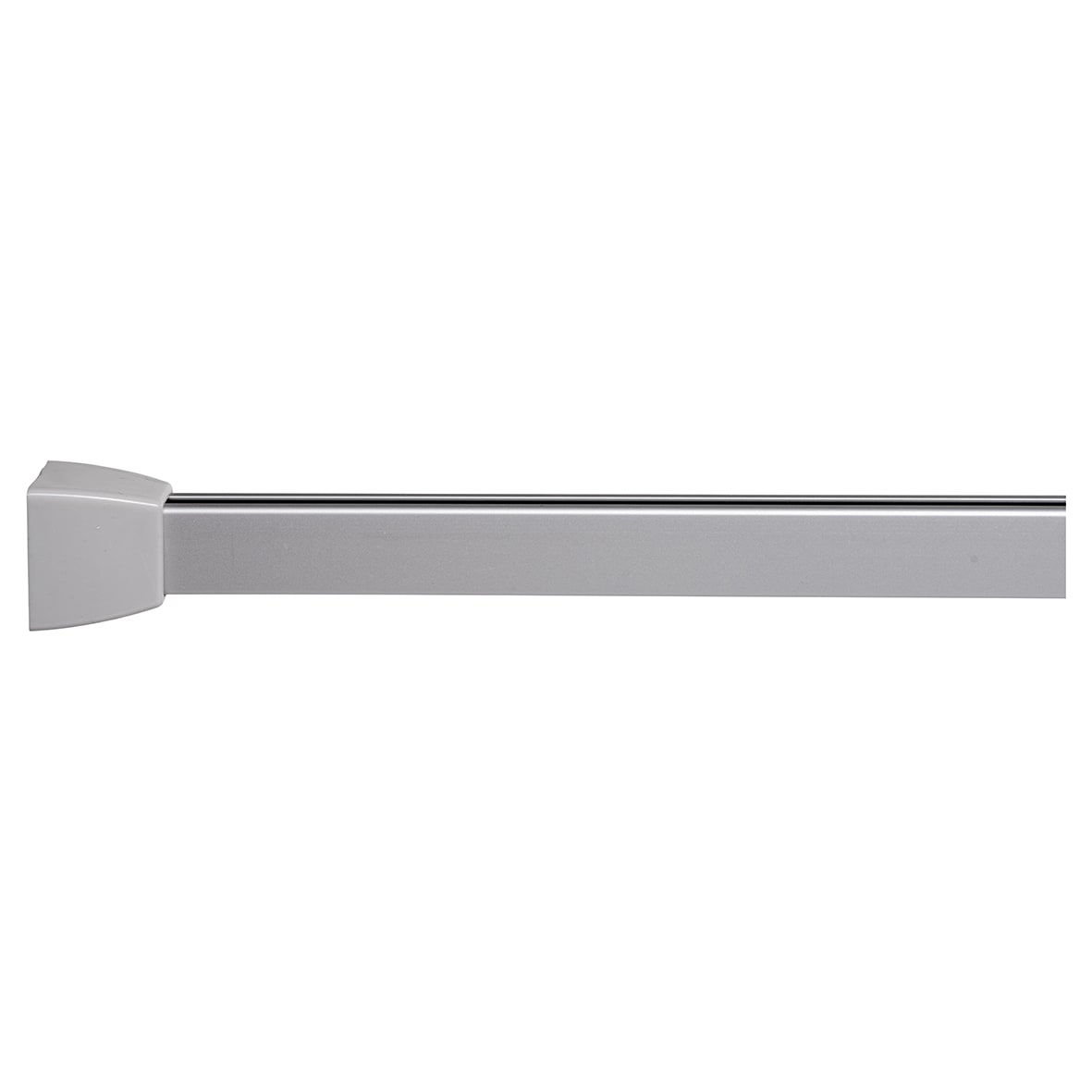 Shower Rail - Straight - Professional Profile - 800-1830mm Length - Silver - view 2