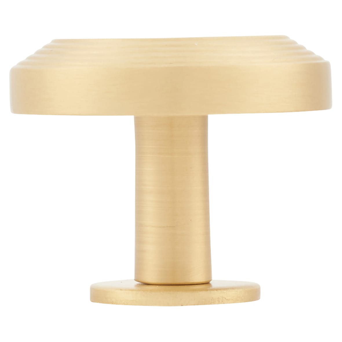 Marcus Ridge Round Cabinet Knob - 38mm Diameter - Satin Brass - view 2