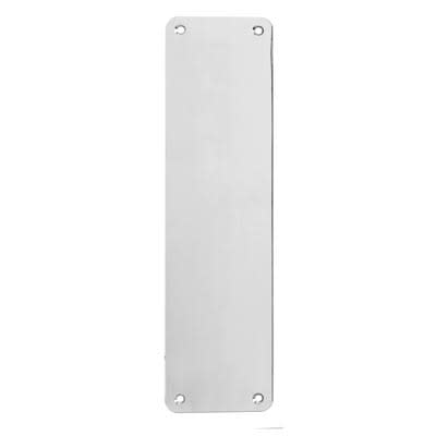 Stainless Steel Plain Finger Plate - 375 x 75 x 1.5mm - Polished - view 2