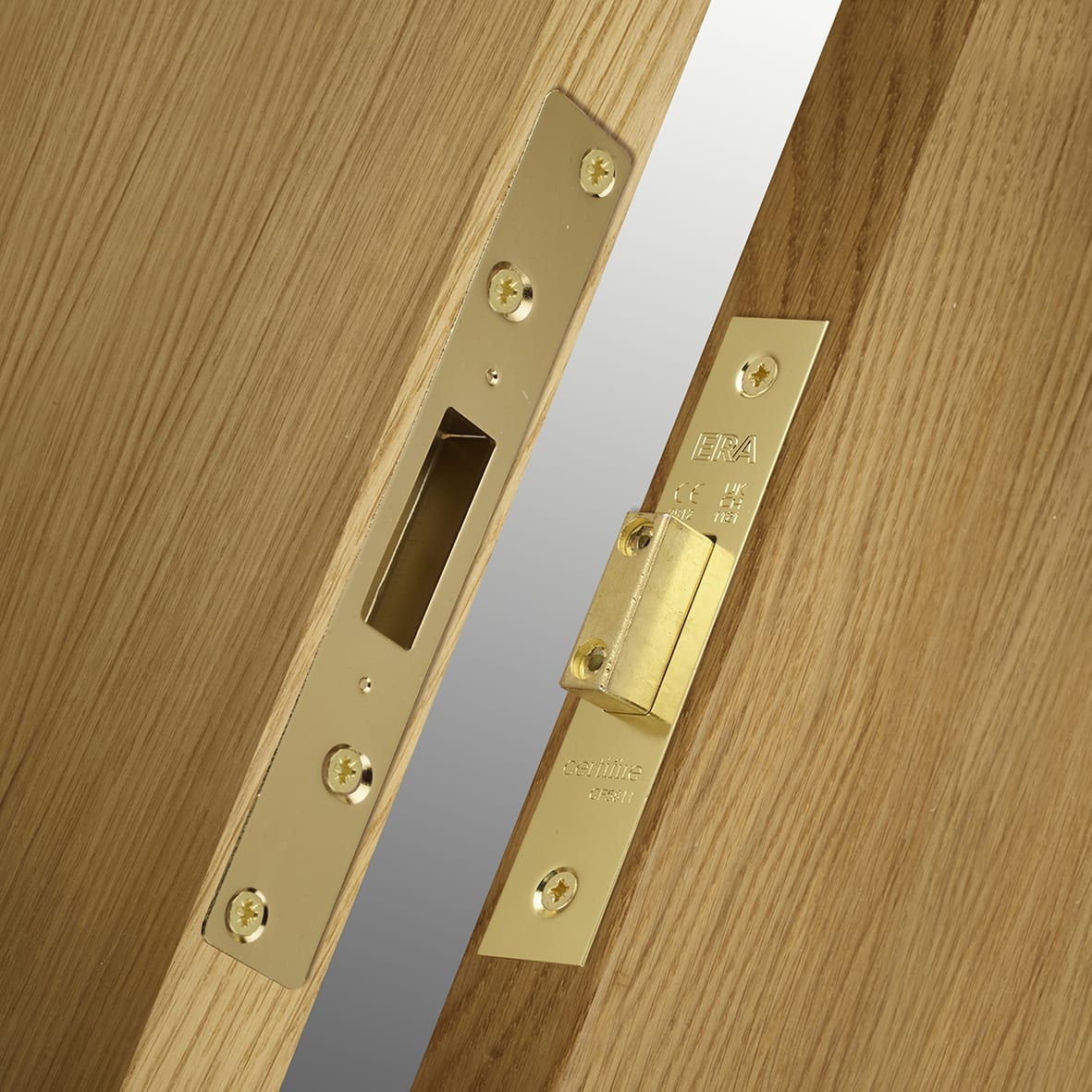 Viscount 5 Lever Deadlock - 76mm Case - 56mm Backset - Polished Brass - view 4