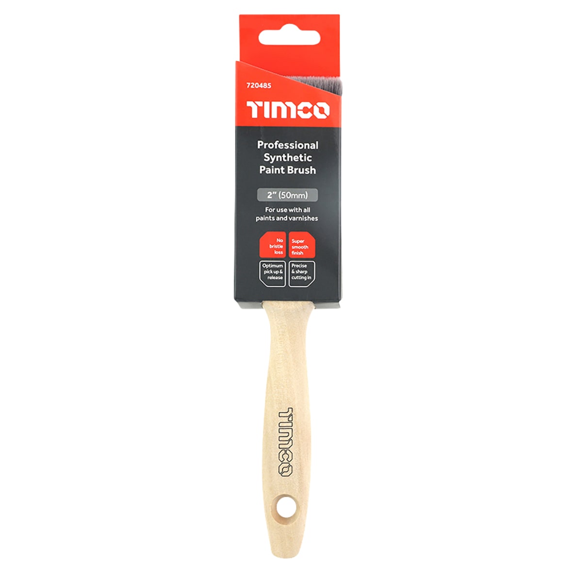 Professional Synthetic Paint Brush - 2"/50mm Width - view 2