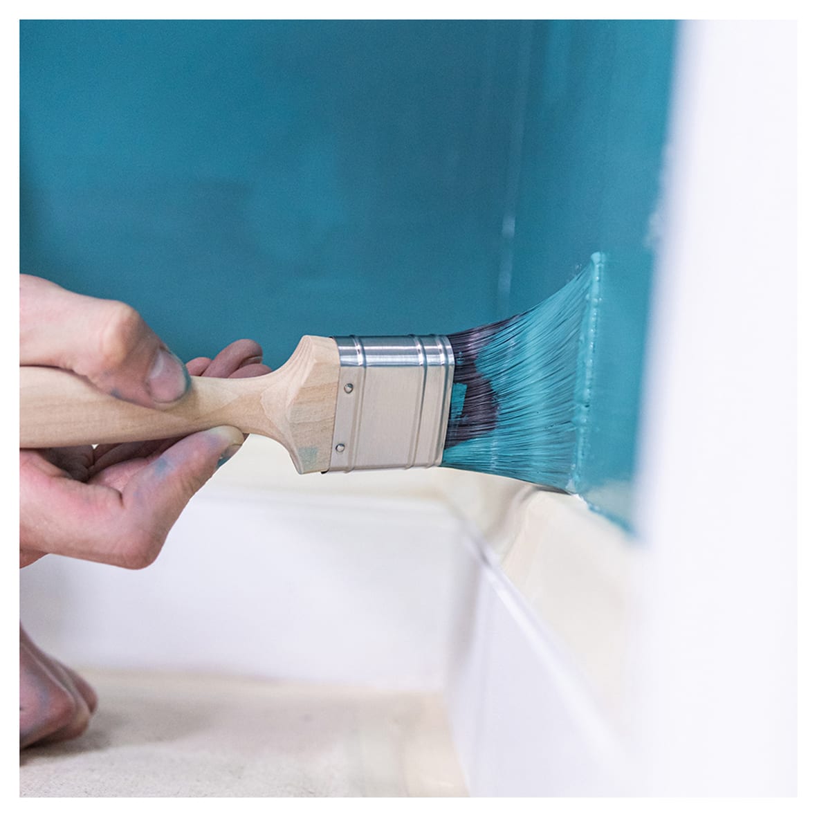 Professional Synthetic Paint Brush - 2"/50mm Width - view 3