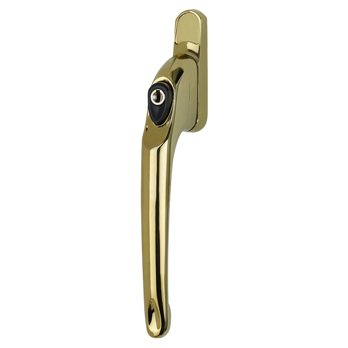 uPVC Maxim Espagnolette Locking Multipoint Multi-Spindle Window Handle - L-Hand - Pol Gold - view 3