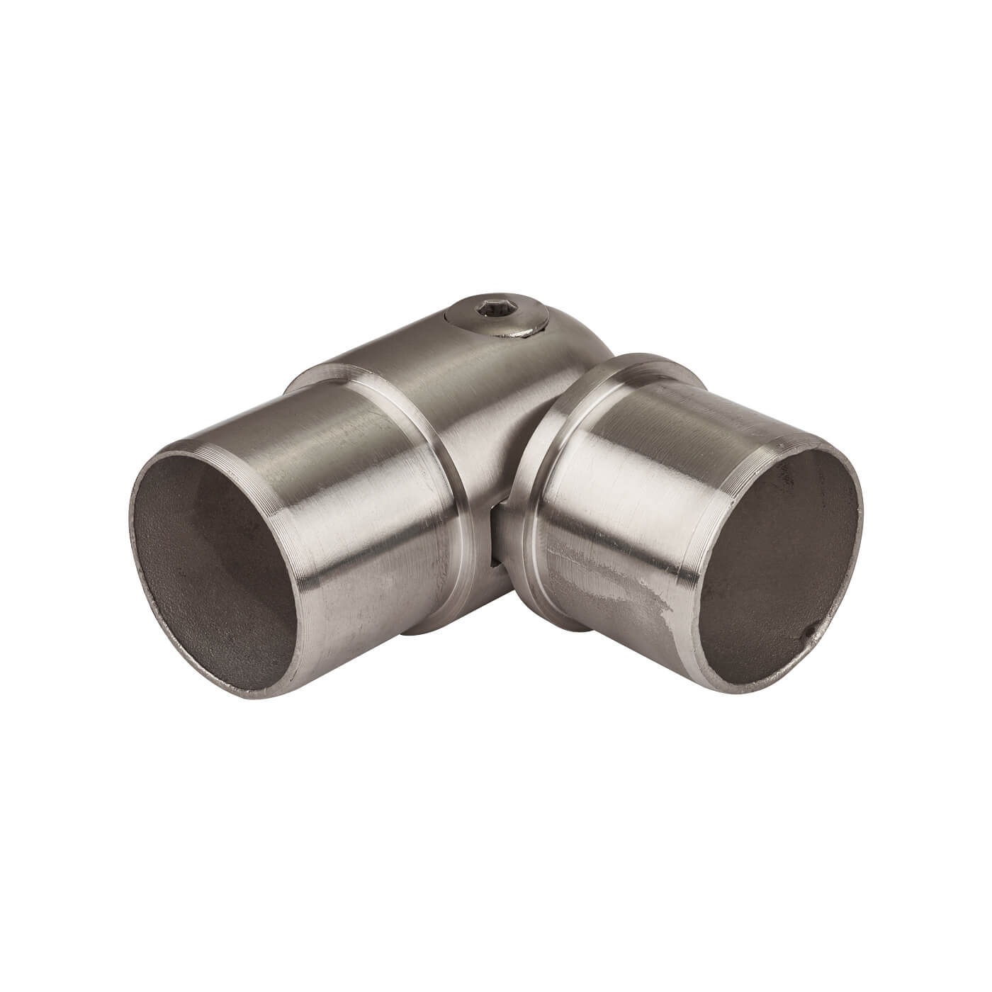Adjustable Elbow Connector - 304 Brushed Satin Stainless Steel - view 2
