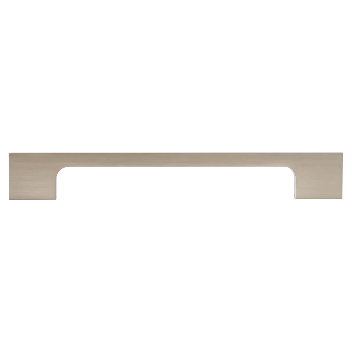 Bibury 8mm Slim D-Bar Cabinet Pull Handle - 192mm Centres - Satin Nickel - view 2