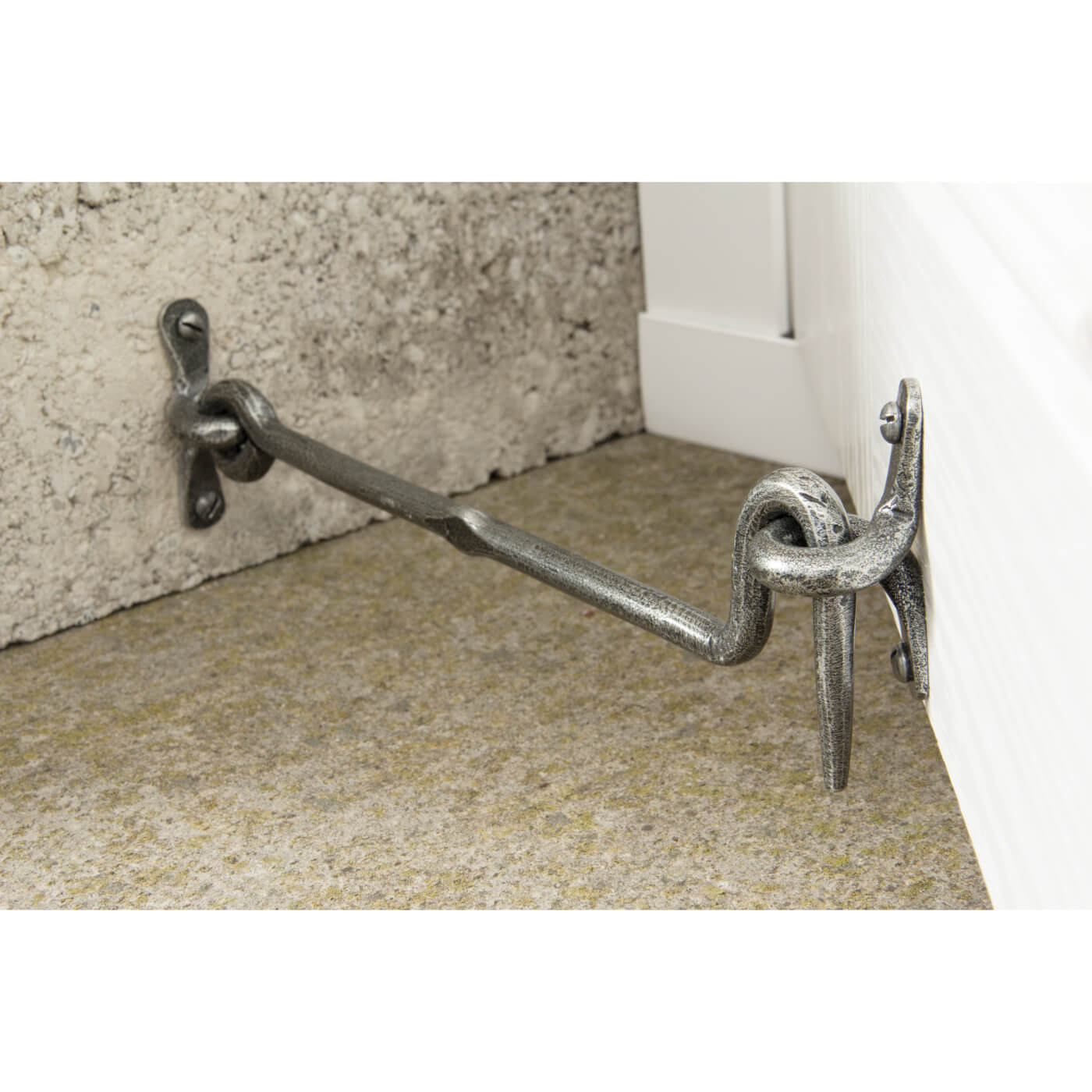 Cabin Hook & Eye - 260mm Length - Pewter - view 3