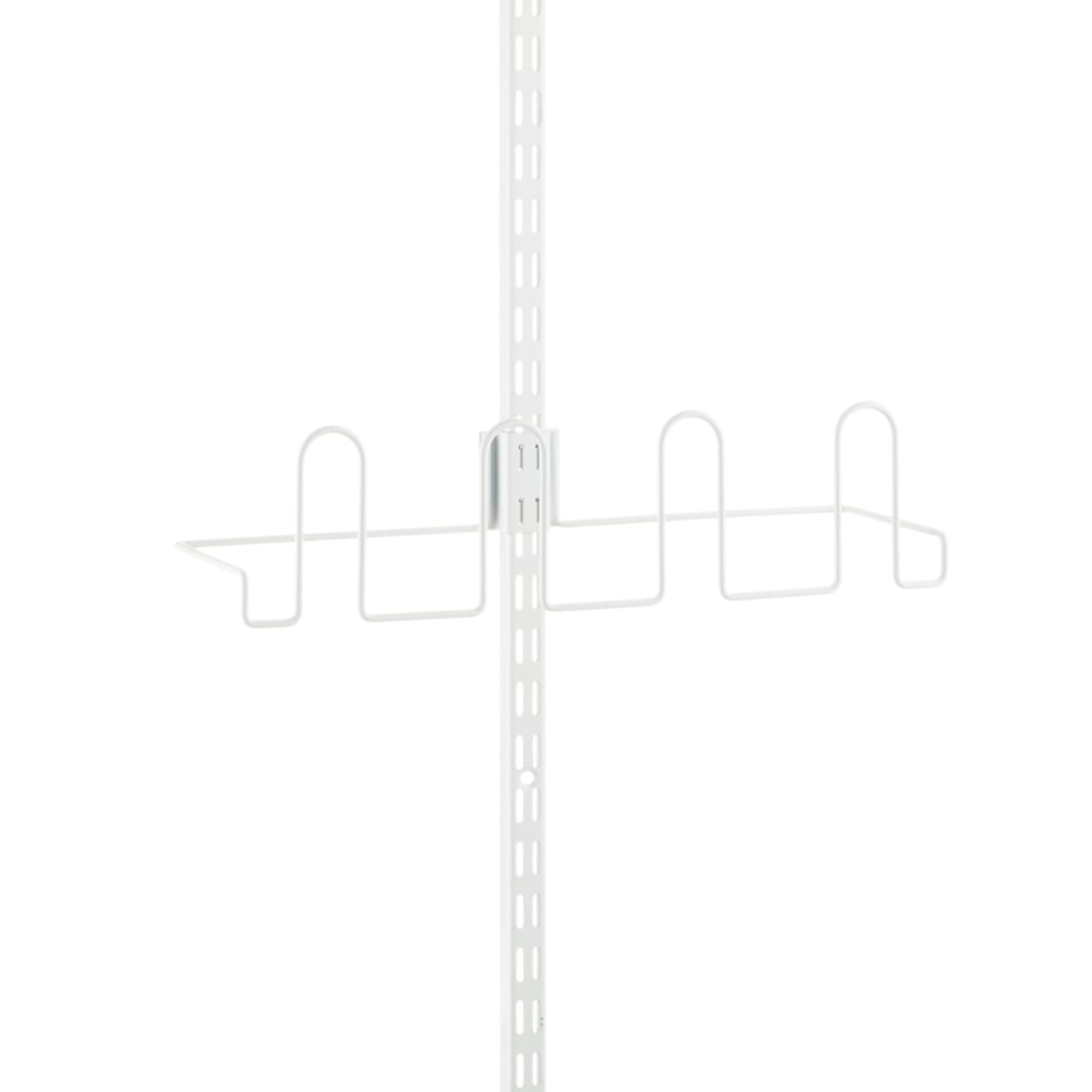 Top Track System - Door & Wall Upright Shoe Rack - 435 x 432 x 113mm - White - view 2