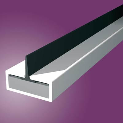Single Centre Flipper Intumescent Strip - - 10 x 4 x 2100mm - White - Pack of 10 - view 2