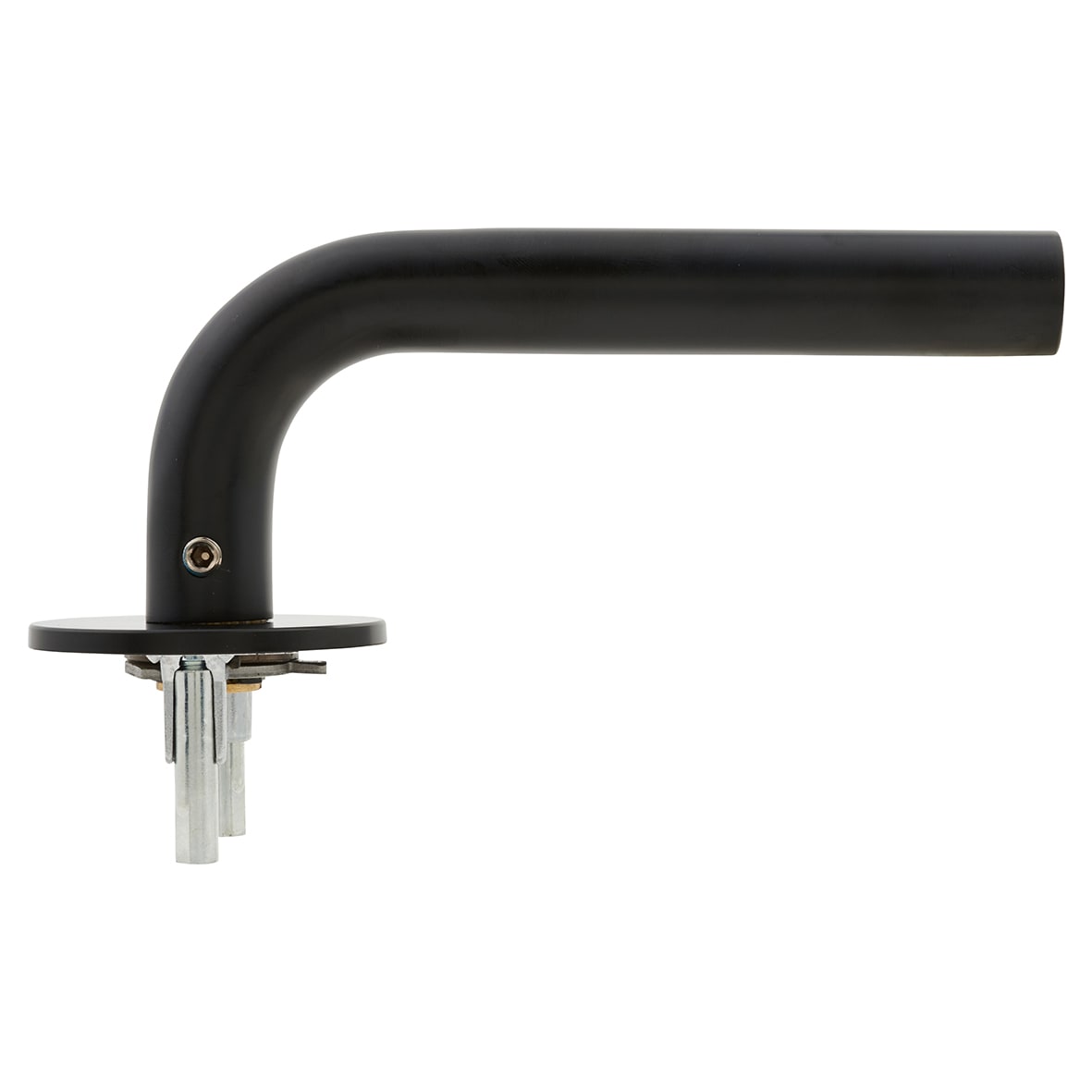 Matt Black Door Handles on Round Slim Rose - Schema Syfte Range - view 5