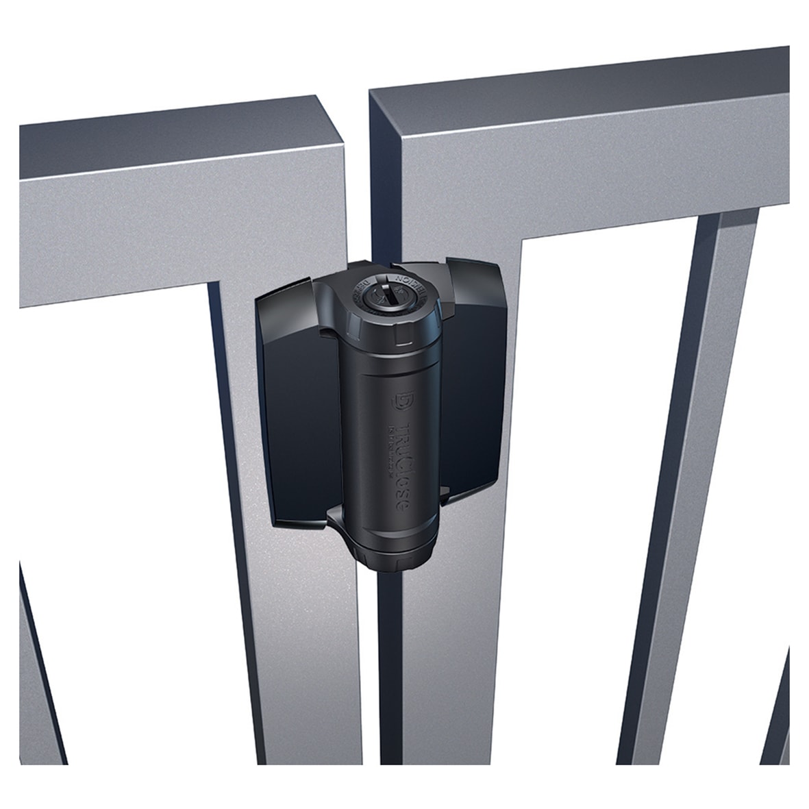 D&D TrueClose Heavy Duty Nylon Gate Hinge - Plain - 121 x 90.5 x 38mm - Black - Pair - view 2