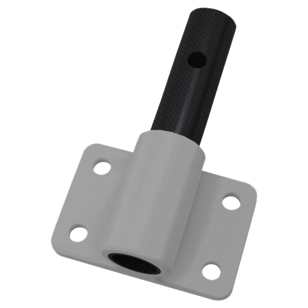 FibreRail Bracket - Key Clamp System - Side Mount - Grey - view 2