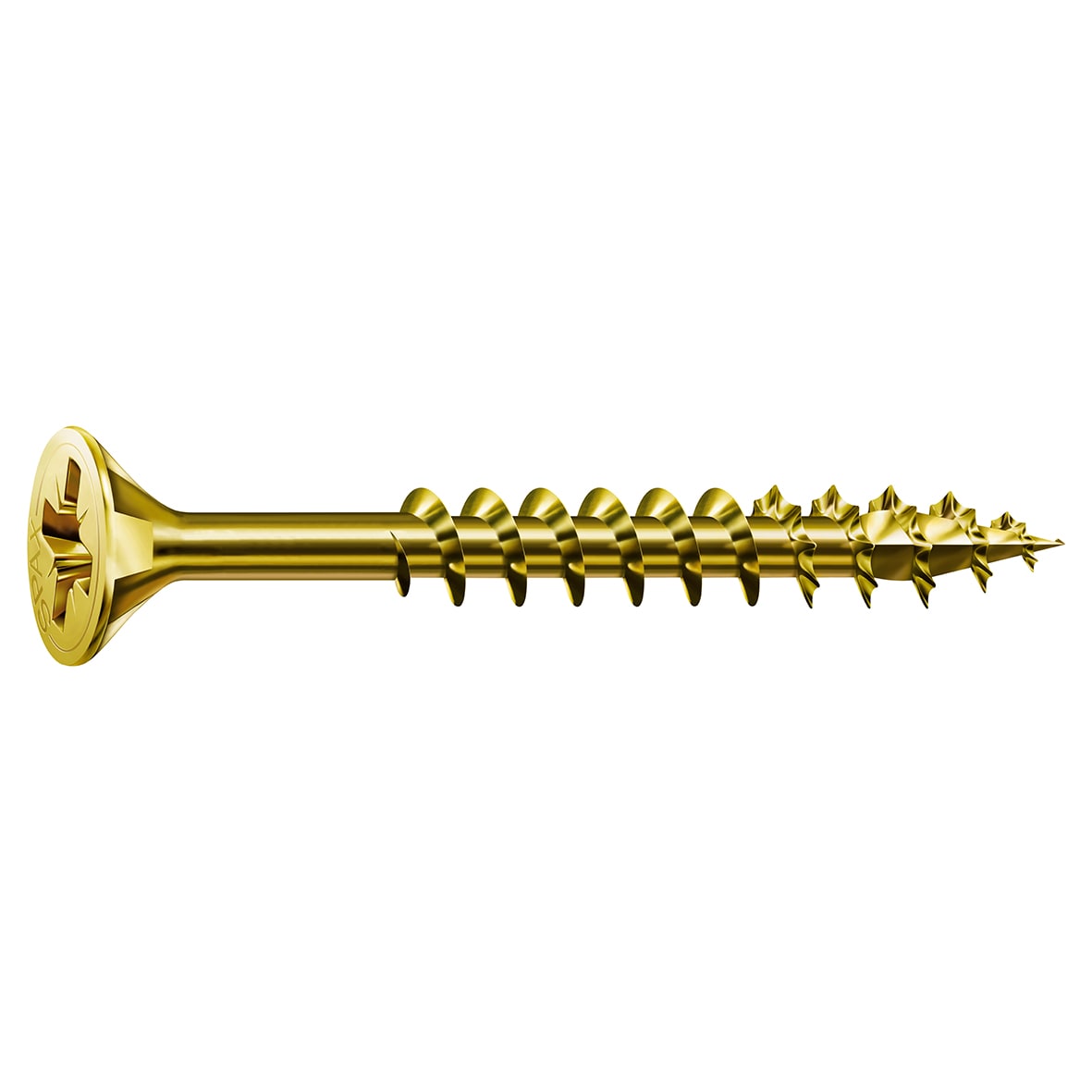 Yellox Pozi Countersunk Wood Screws Tub - 5.0 x 60mm - Yellow Zinc - Pack of 430 - view 2