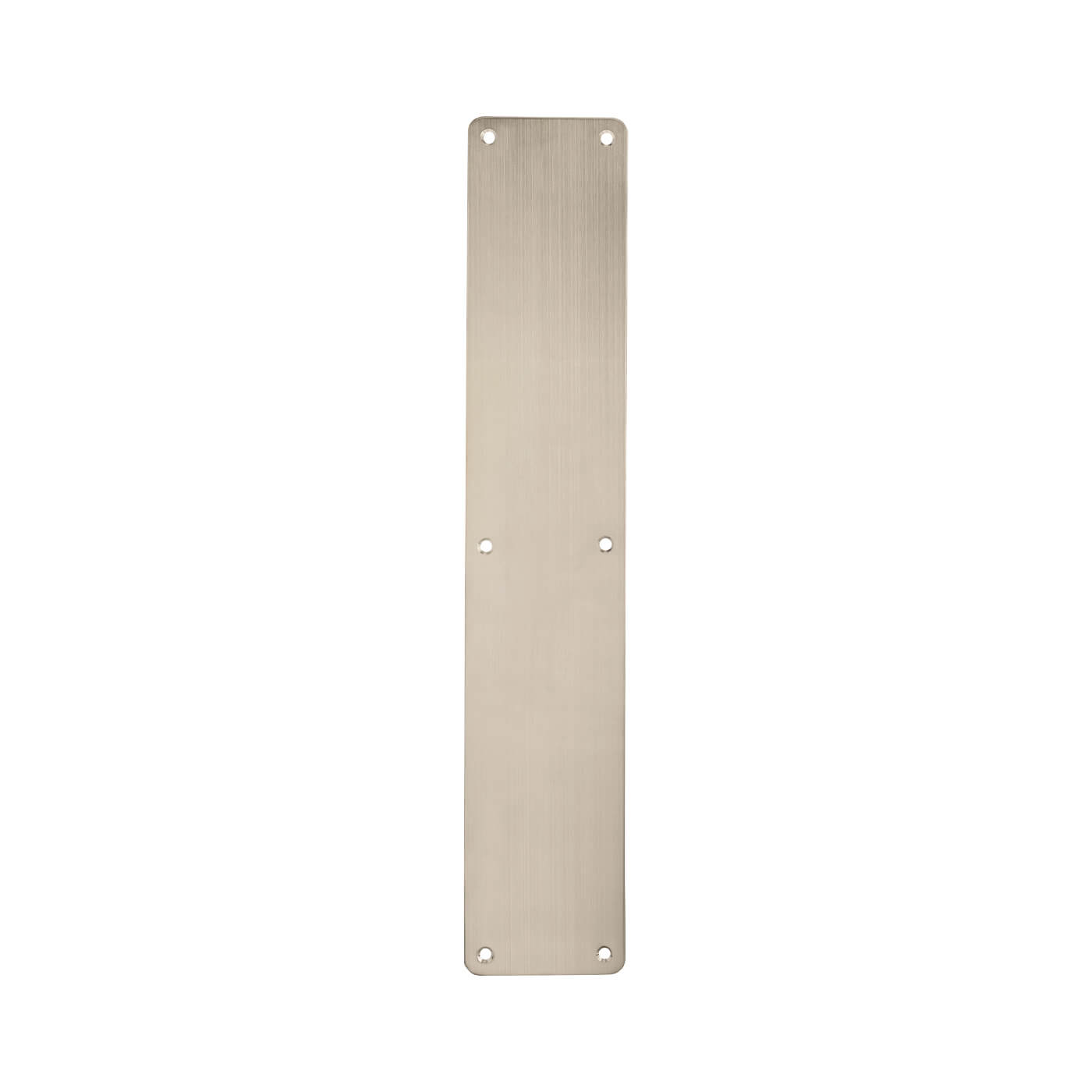 Stainless Steel Plain Finger Plate - 400 x 75 x 1.5mm - Satin - view 2
