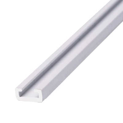 Sash Window Plain Pile Carrier - 2200mm Length - No Pile - White - view 2