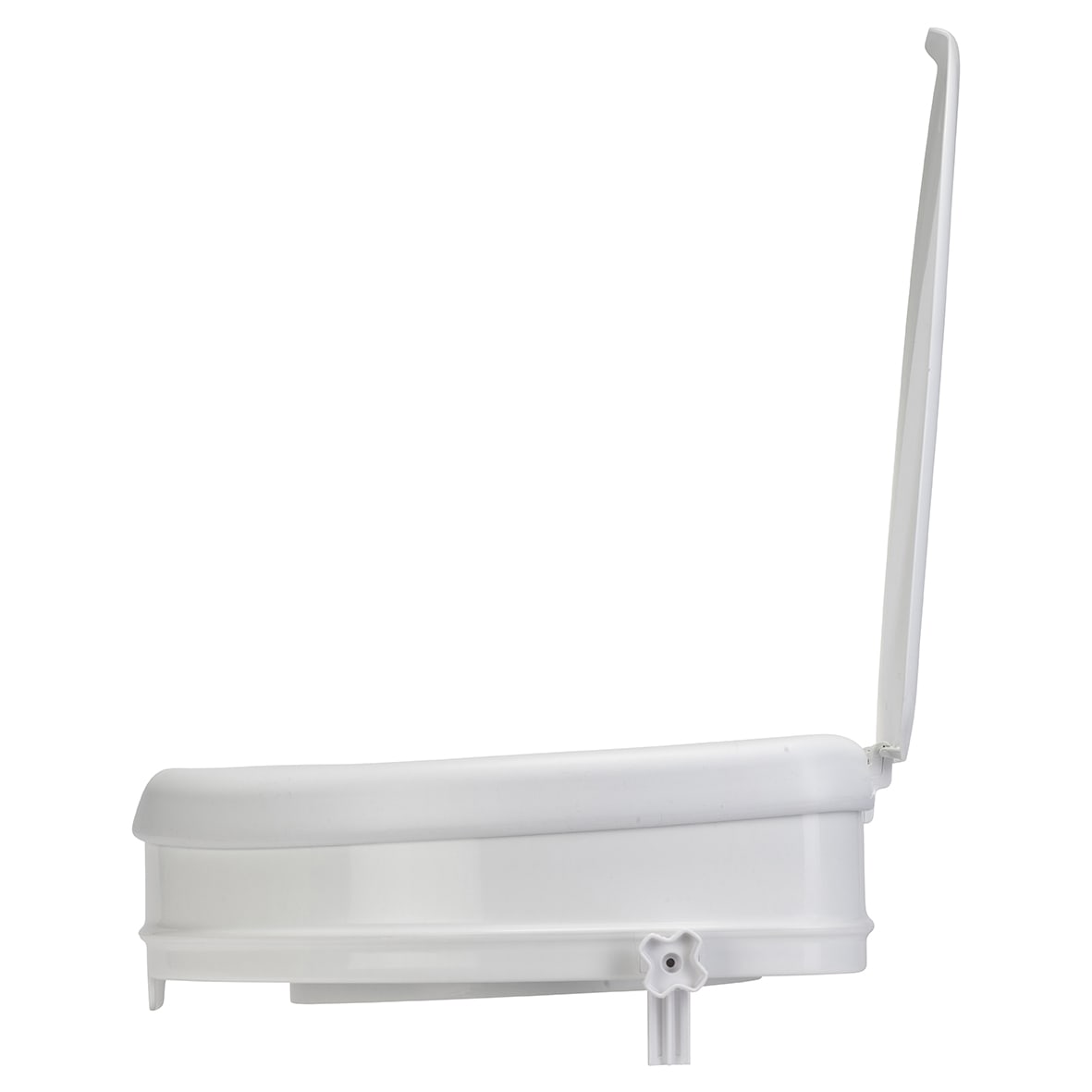 Carragh Standard Close Raised Toilet Seat with Lid - White - view 3