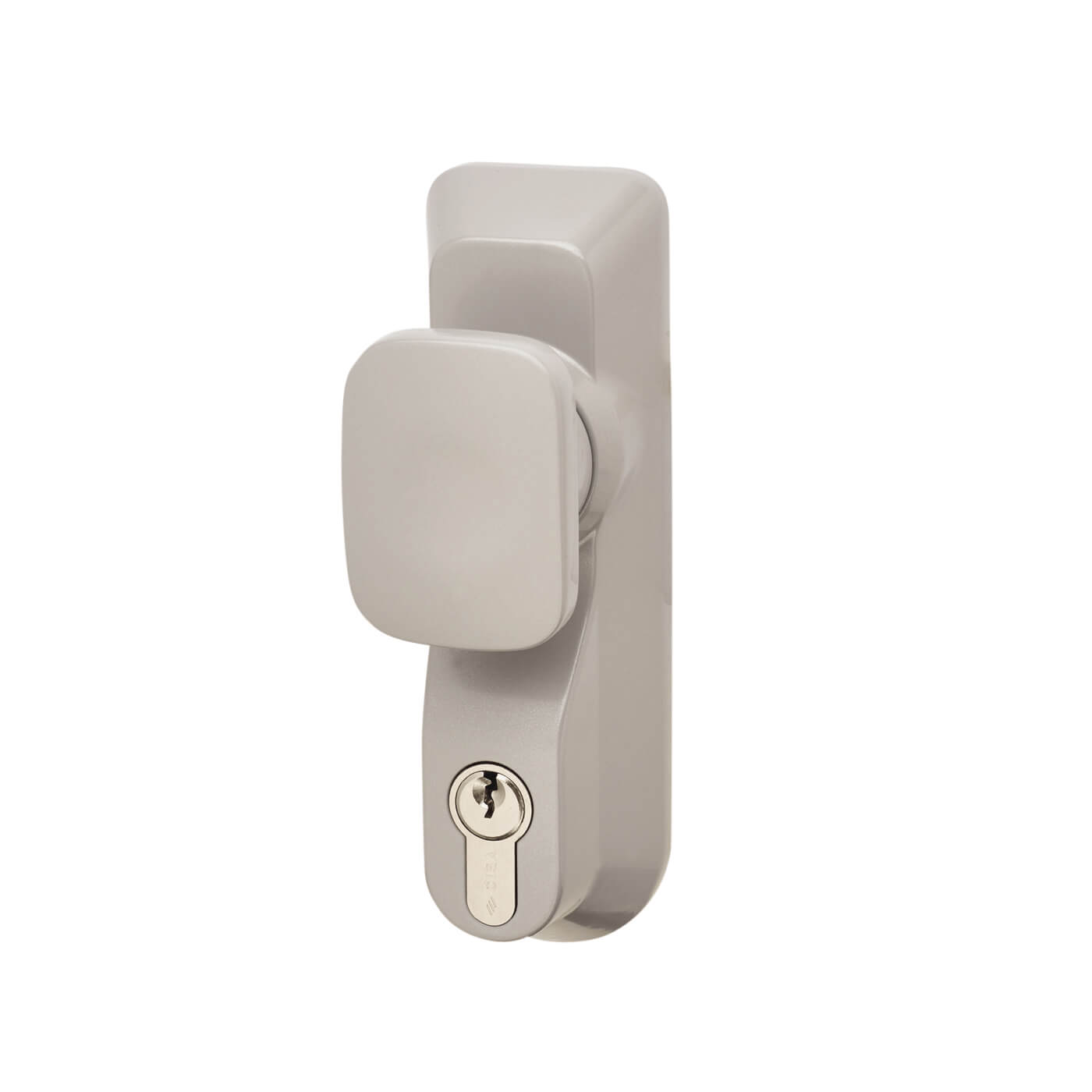 1413.KE.SE Outside Access Device - Rectangular Knob - Silver - view 2