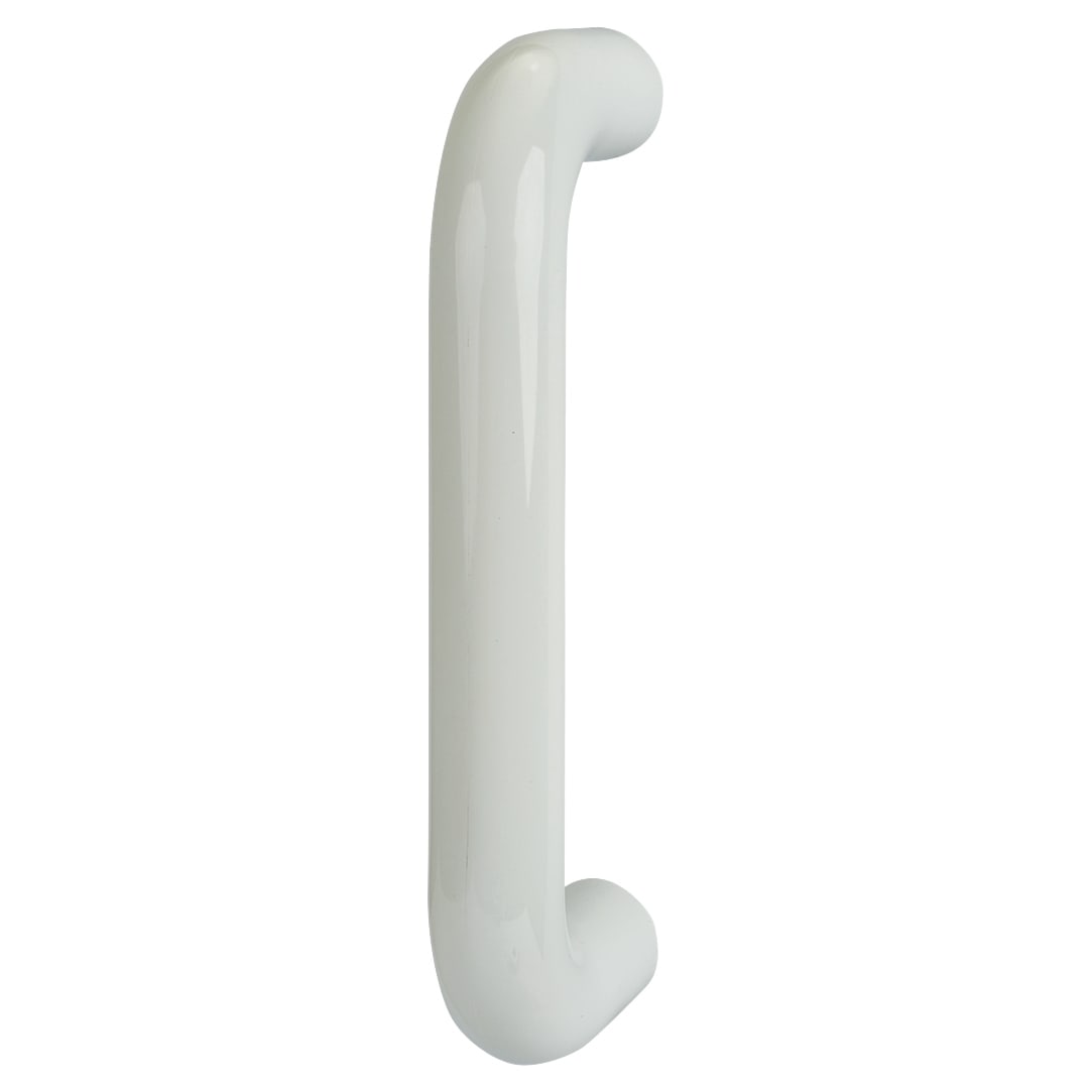Diamond White Nylon D-Bar Door Pull Handle - Bolt Fix - 300mm c/c - view 2