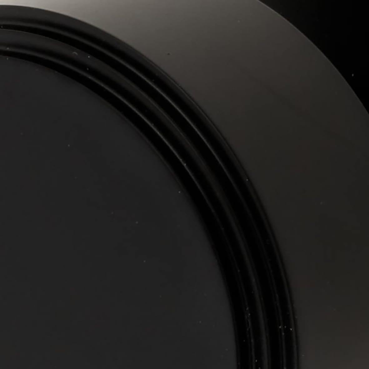 Matt Black Step Mortice Door Knob - 60mm Rose Diameter - view 2