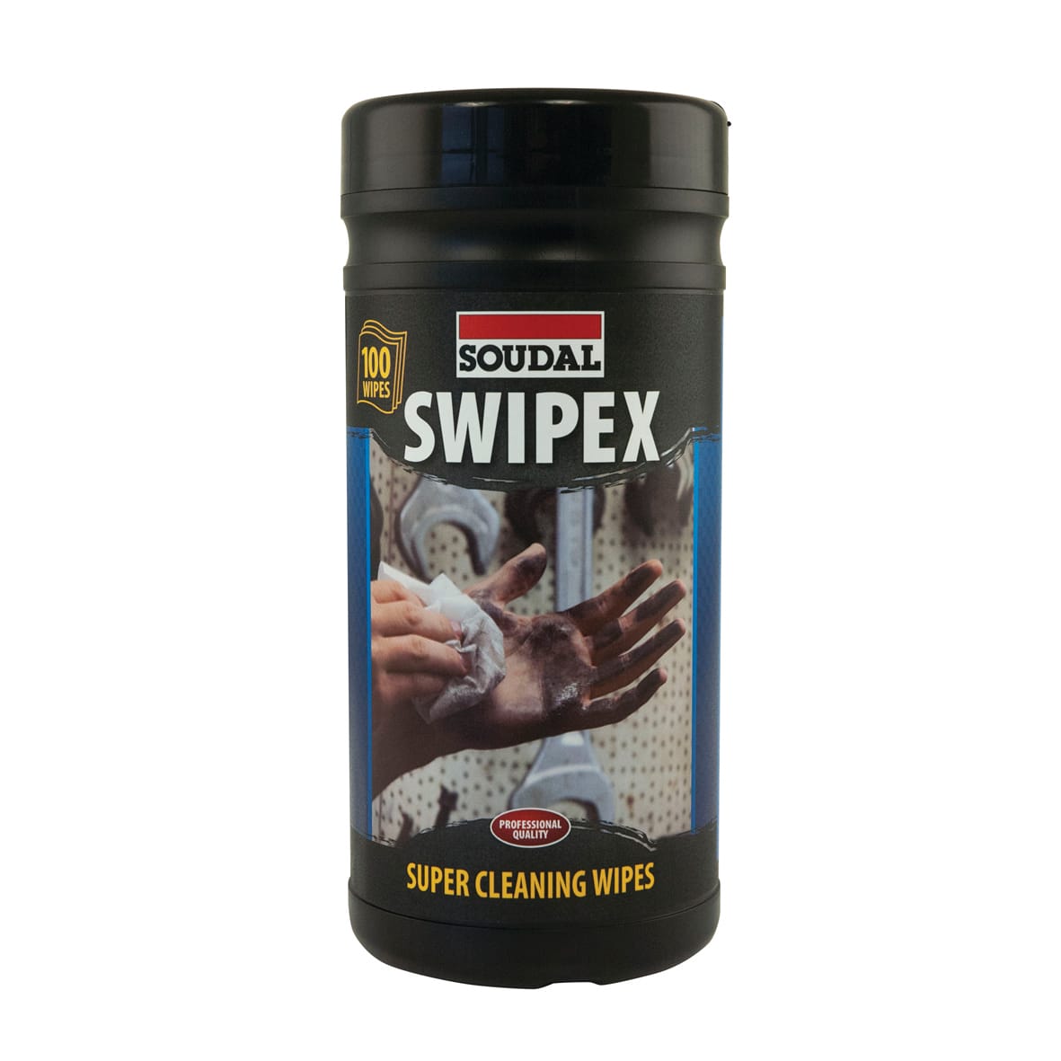 Swipex Heavy Duty Alcohol-Free Wipes - 100 Tub - view 2