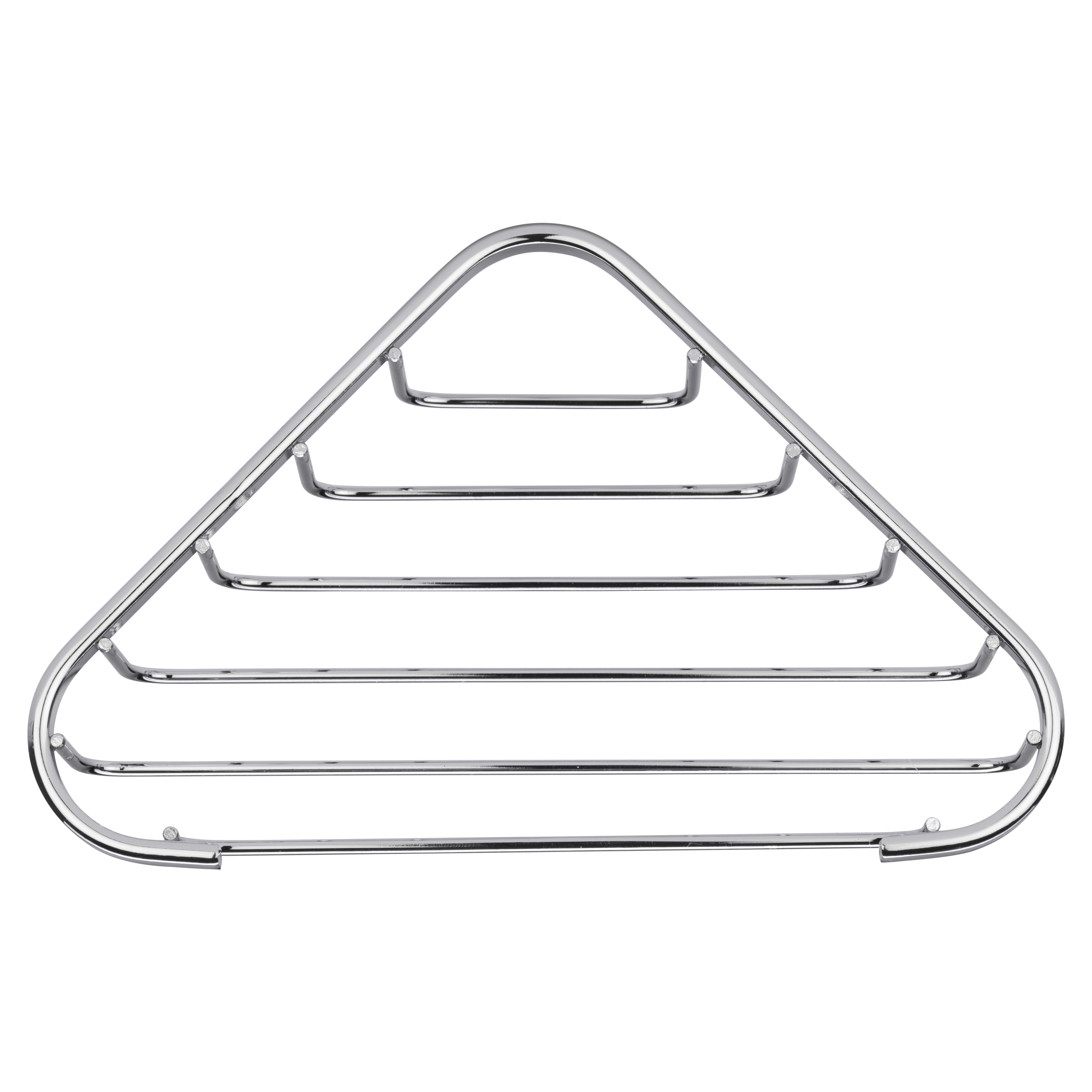 Wirework Small Corner Shower Soap Dish Basket - 40 x 195 x 120mm - Mild Steel - view 6