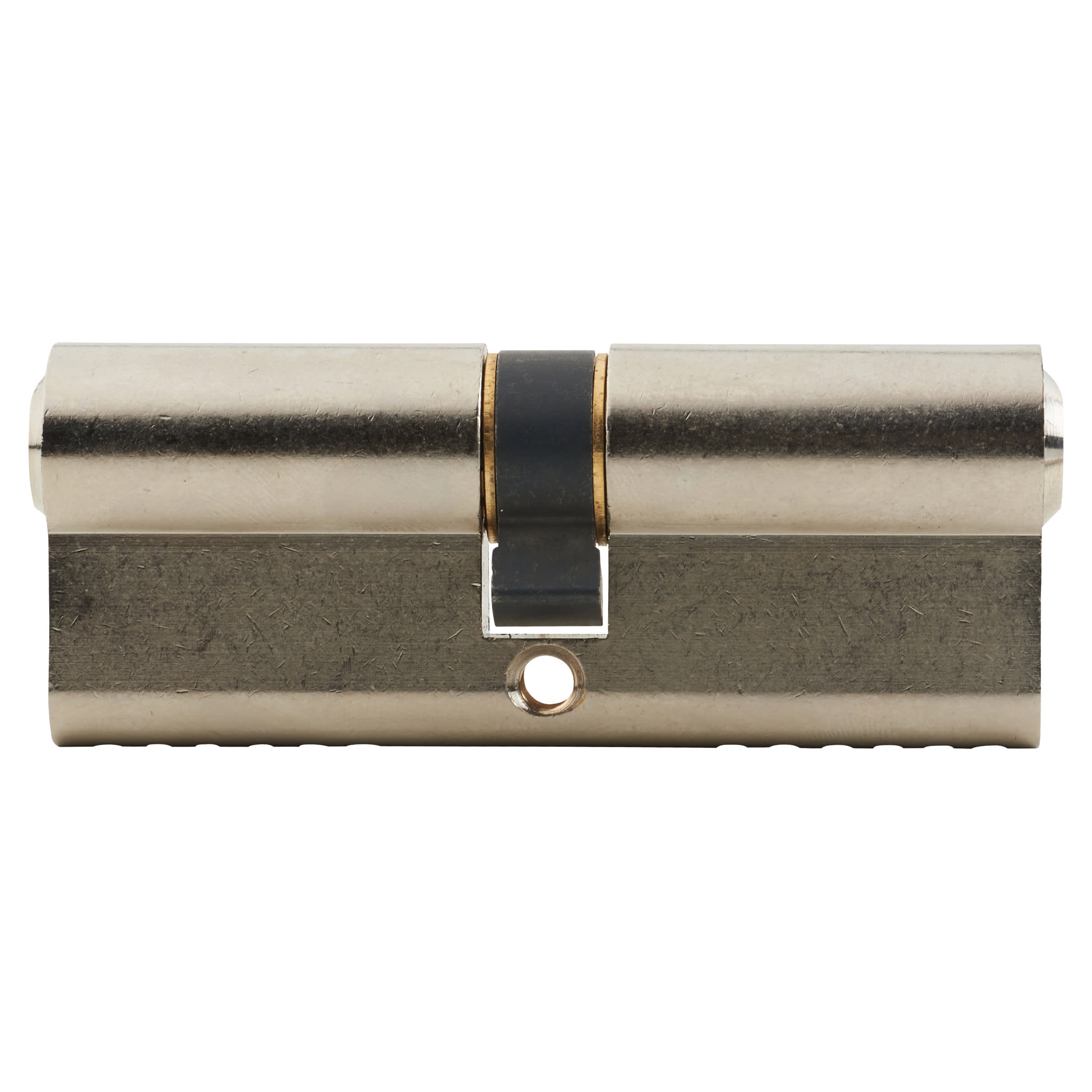 6 Pin 80mm Euro Double Cylinder - 40 + 40mm - Satin Nickel - Keyed to Differ - view 2
