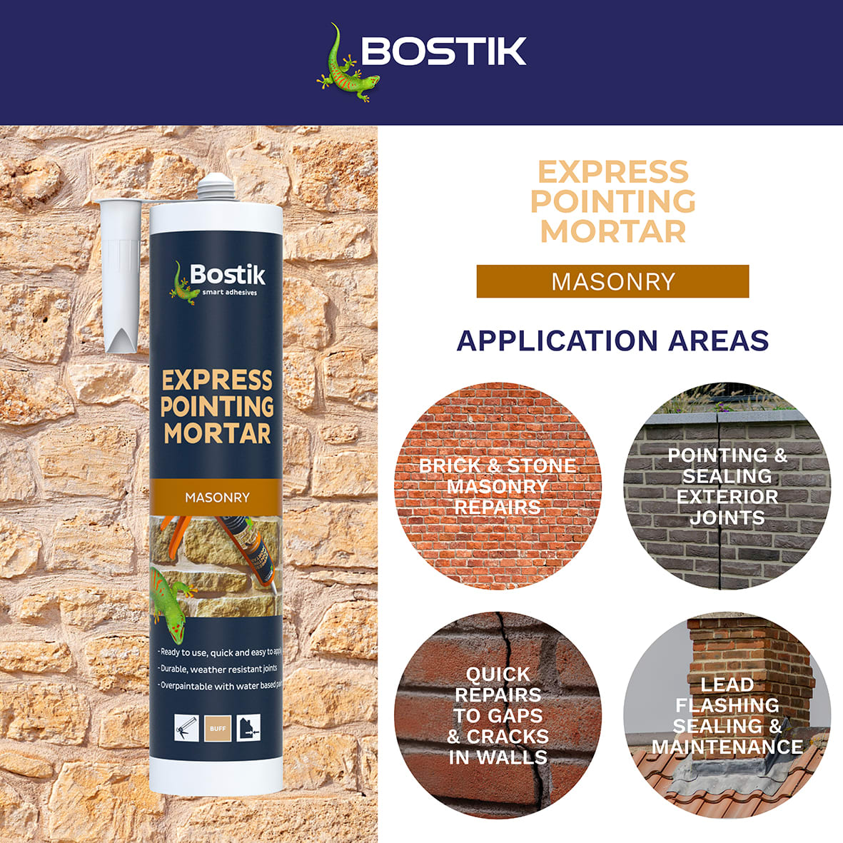 Express Pointing Mortar - 310ml - Buff - view 5