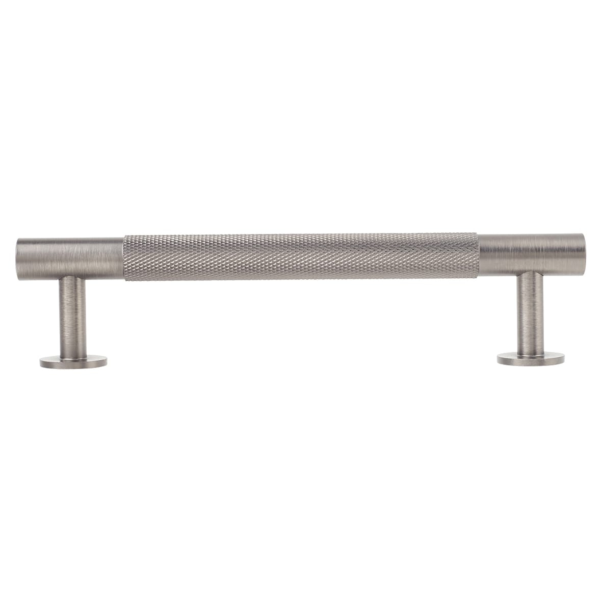 13mm Knurled T-Bar Cabinet Pull Handle - 128mm Centres - Anthracite Grey - view 2