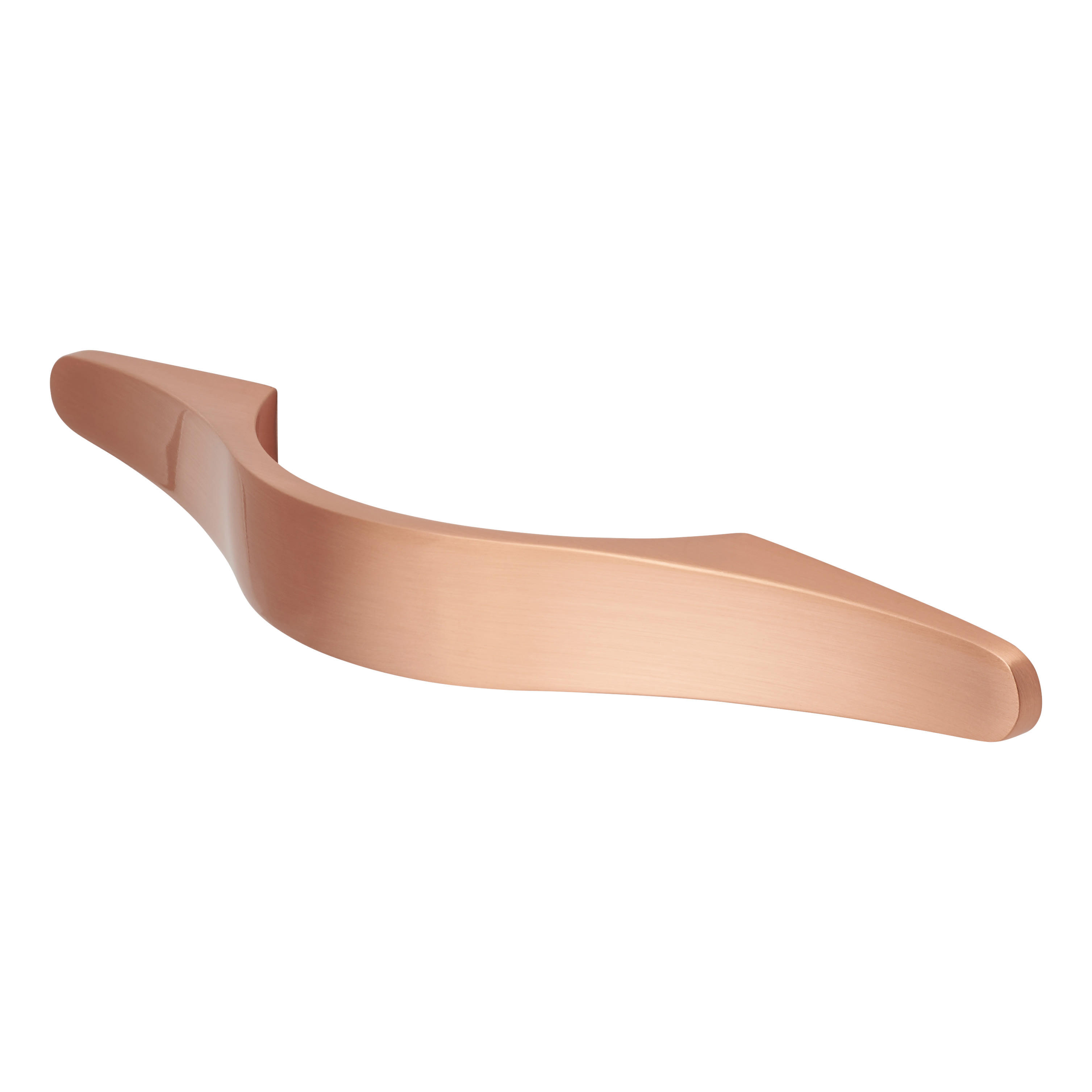 Crofts & Assinder Malvern Bow Cabinet Pull Handle - 96mm Centres - Brushed Copper - view 4
