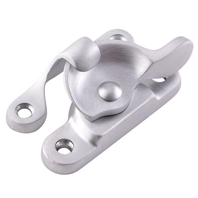 Heavy Duty Fitch Sash Window Fastener - 65 x 23mm - Satin Chrome - view 2