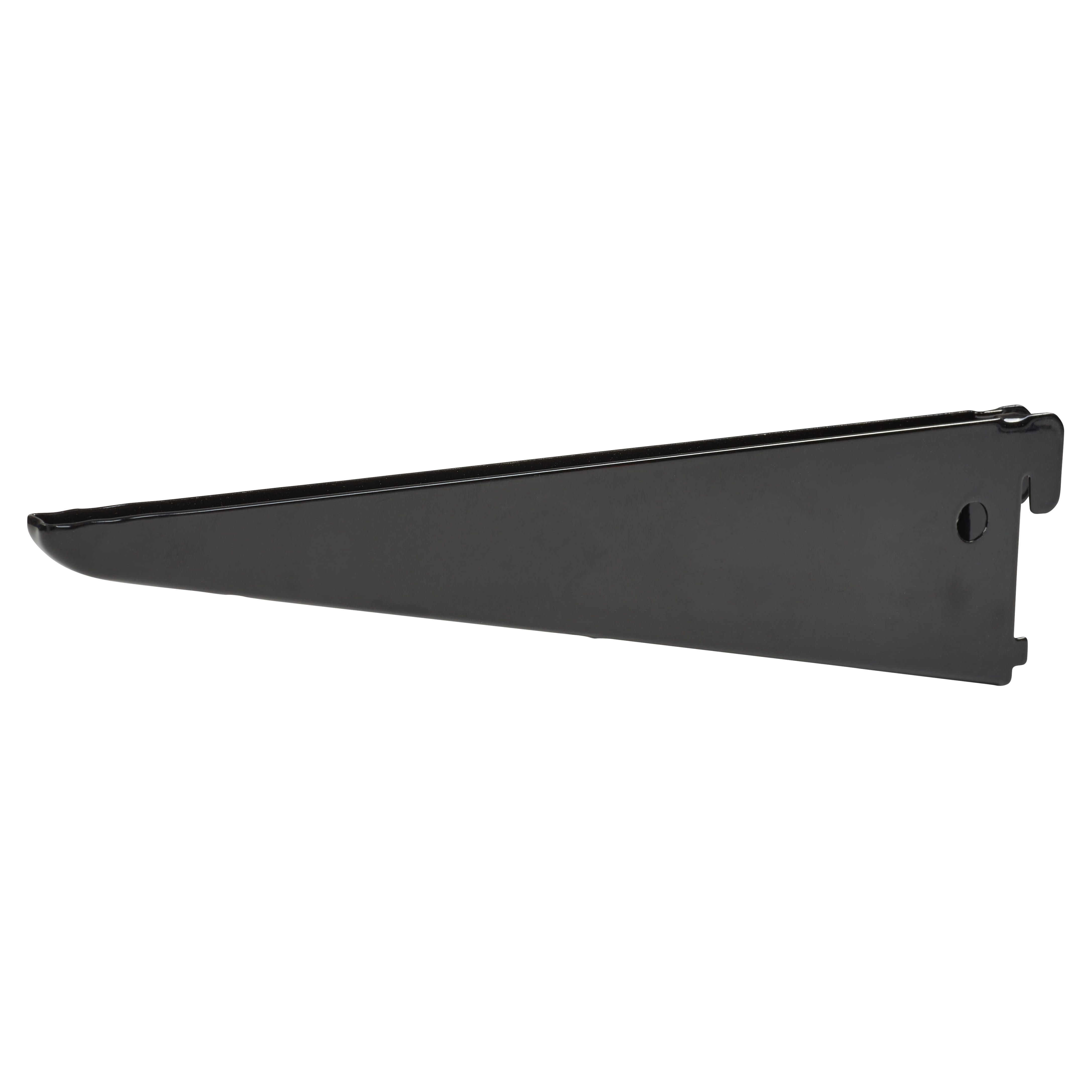 Twin Slot Shelf Bracket - 220mm Length - Black - view 2