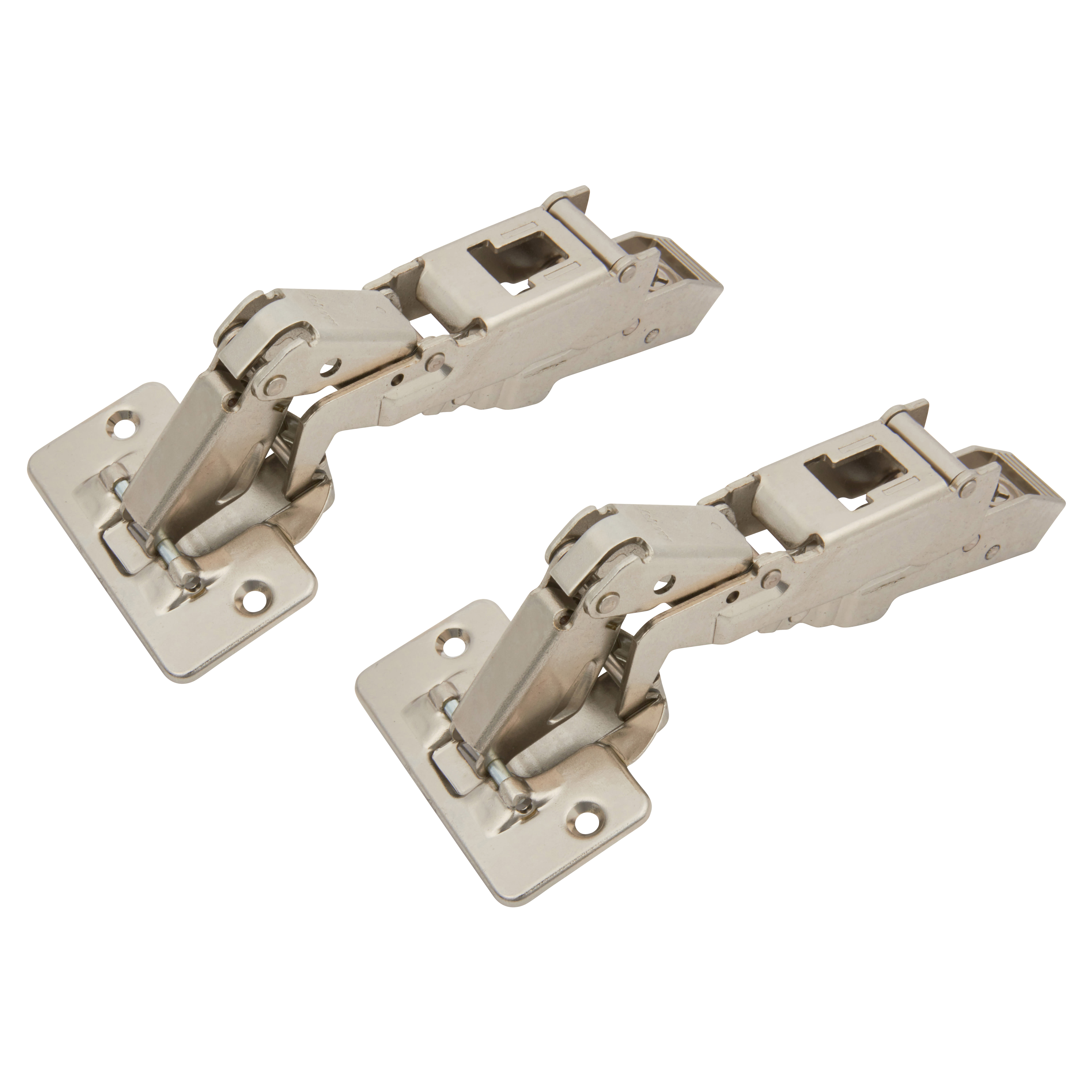 CLIP Top Wide Angle Cabinet Hinge - 170° - Un-Sprung - Overlay - Zinc Plated - Pair - view 2