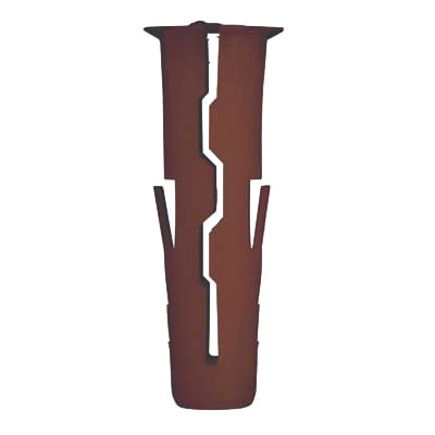 UNO Wall Plug - 7 x 30mm - Brown - Pack of 96 - view 2