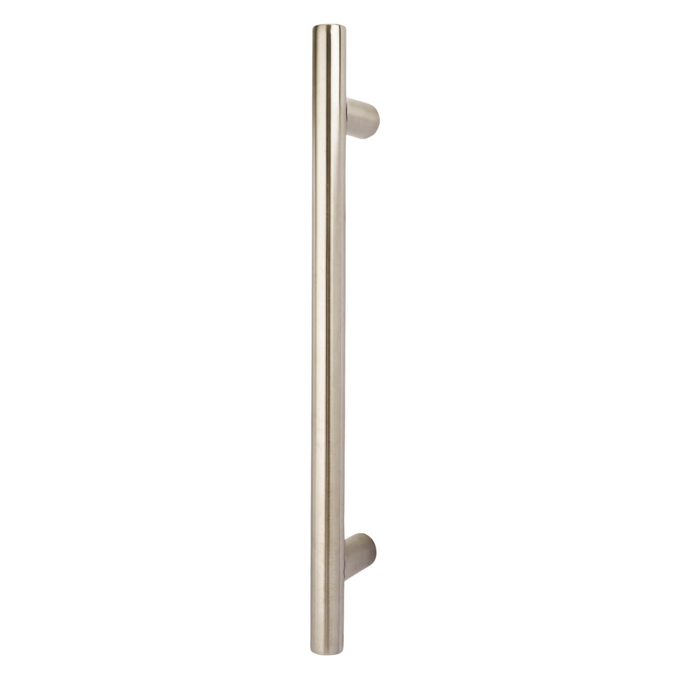 Satin Stainless Steel 19mm T-Bar Door Pull Handle - Bolt Fix - 229mm Centres - view 2