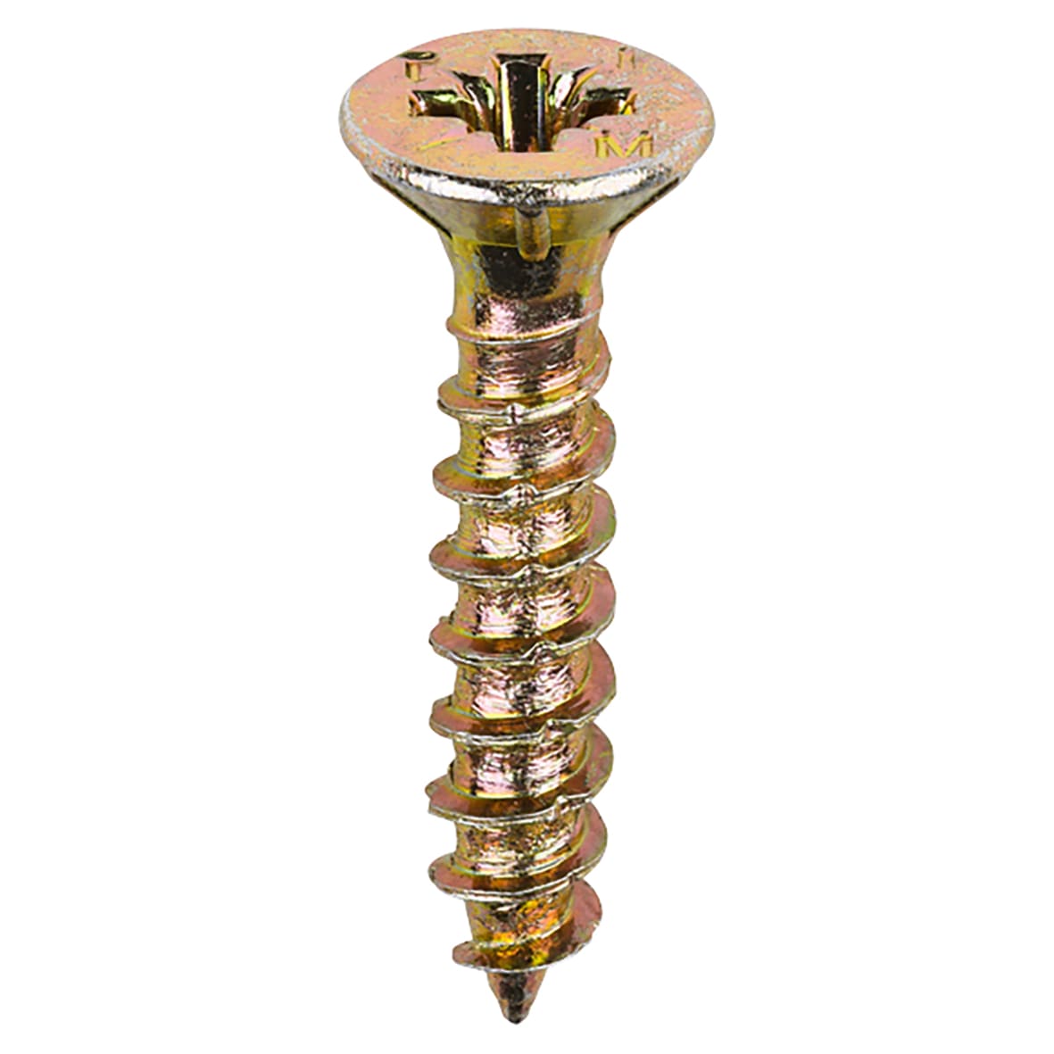 Velocity Pozi Countersunk Wood Screws - 3.0 x 16mm - Yellow Zinc - Pack of 200 - view 2