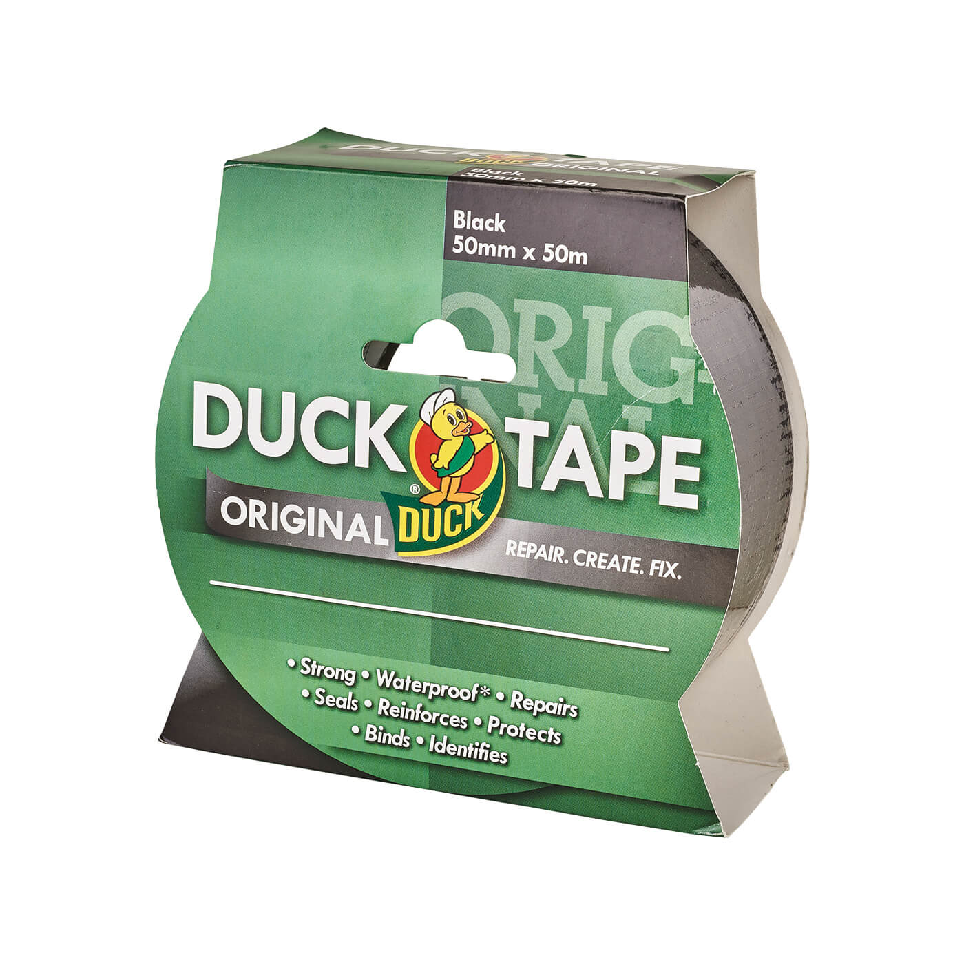 Duck Tape Original Duct Tape - 50mm x 50m - Black - view 2
