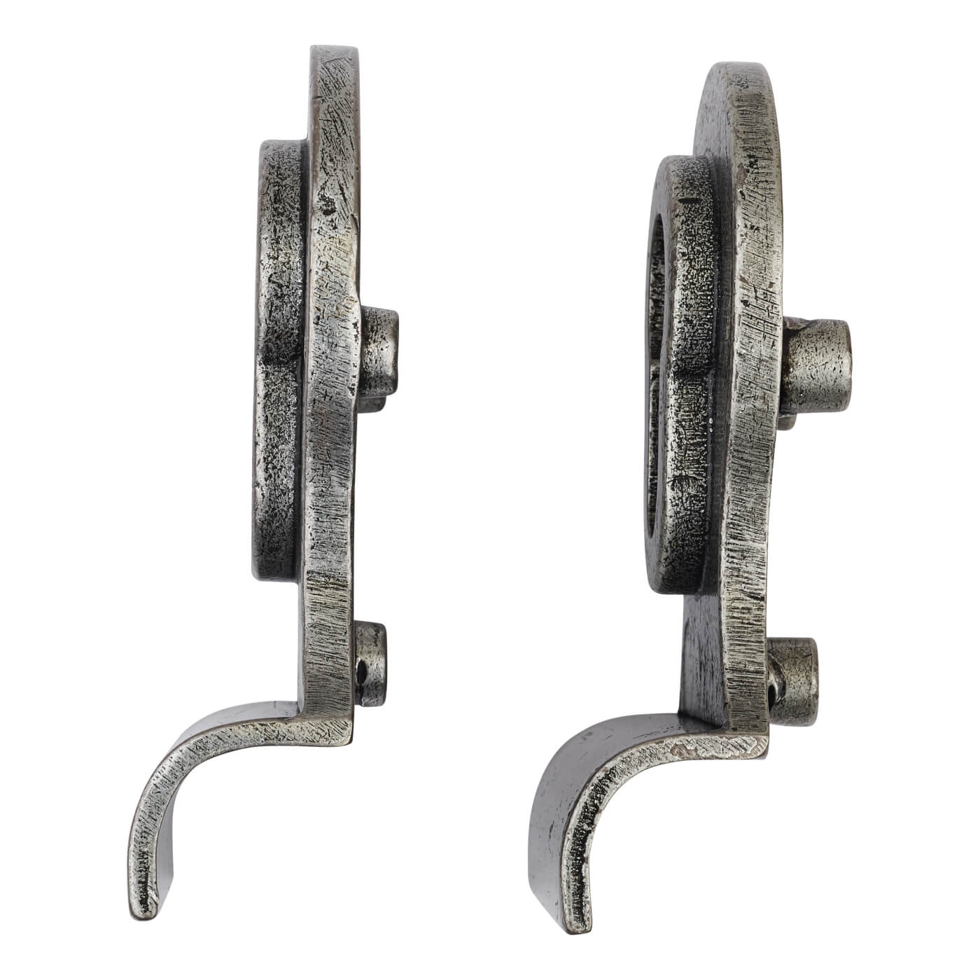 Pewter Euro Back to Back Cylinder Pull - 90 x 50mm - view 4