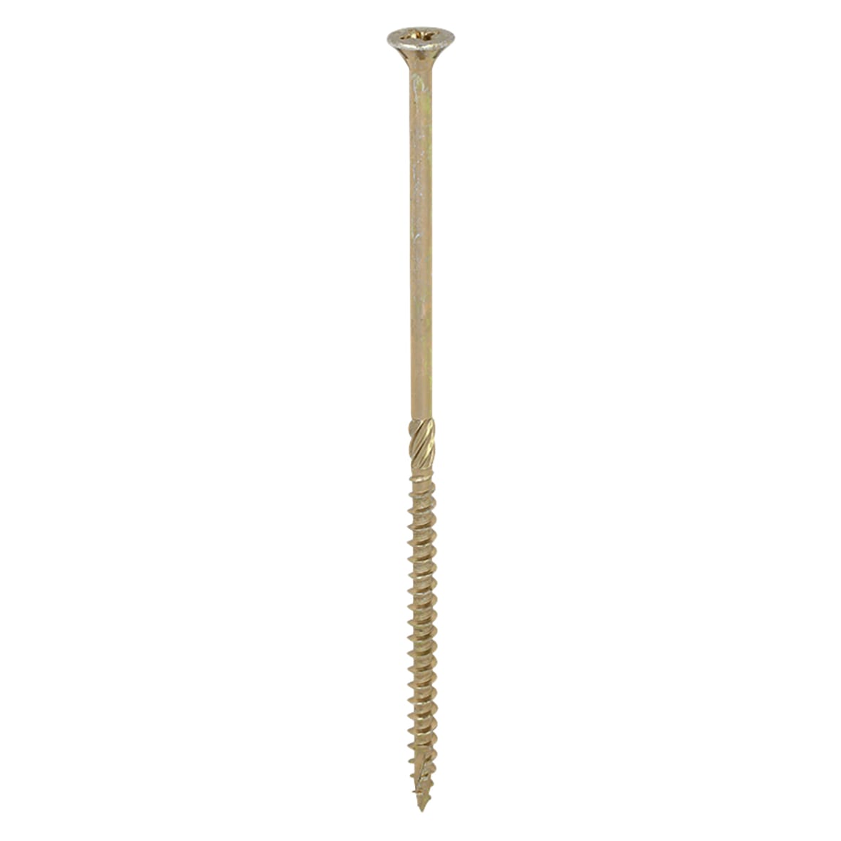 C2 Strong-Fix Pozi Double Countersunk Wood Screws - 6.0 x 150mm - Yellow Zinc - Pack of 100 - view 2