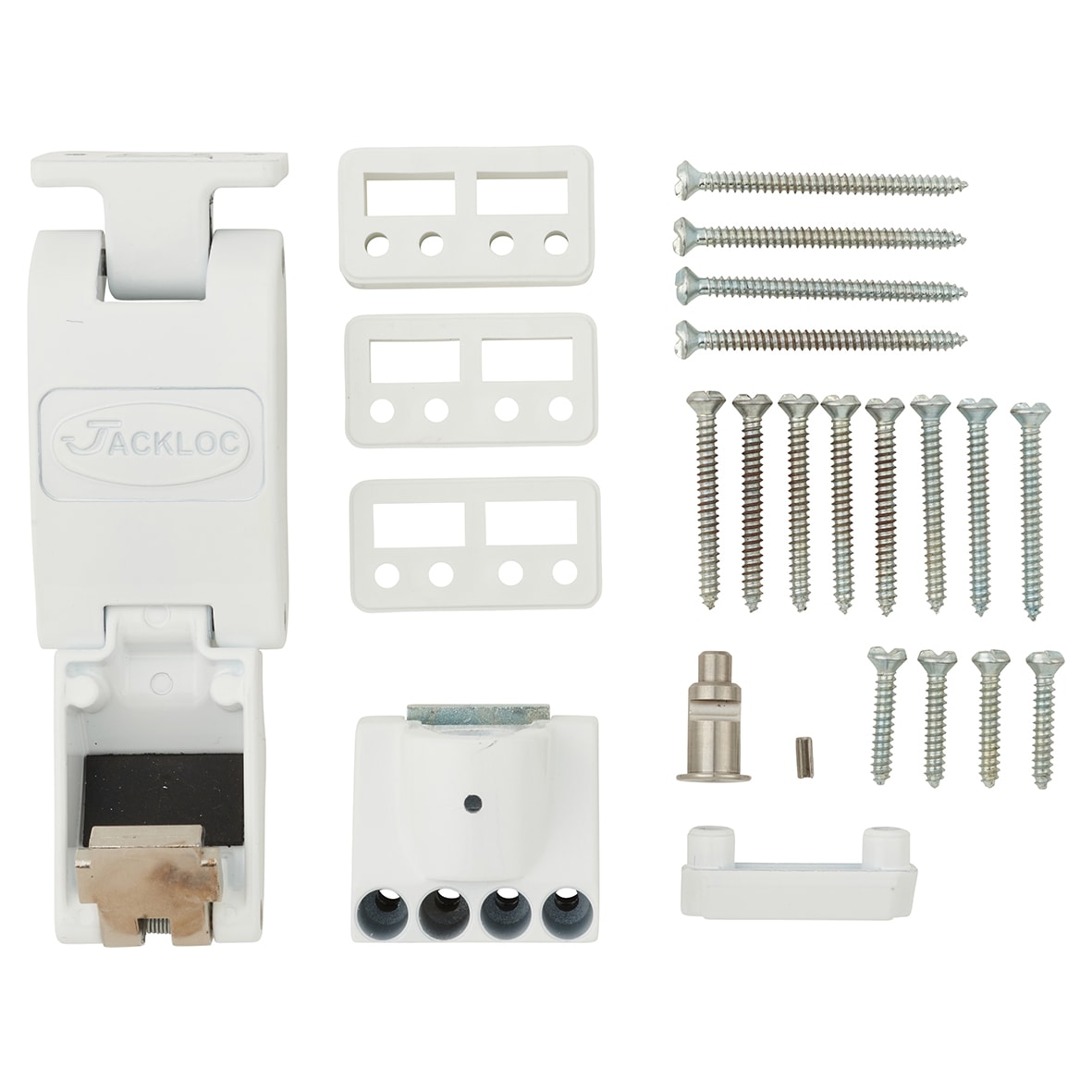 Titan Permanent Folding Window Restrictor - White - view 3